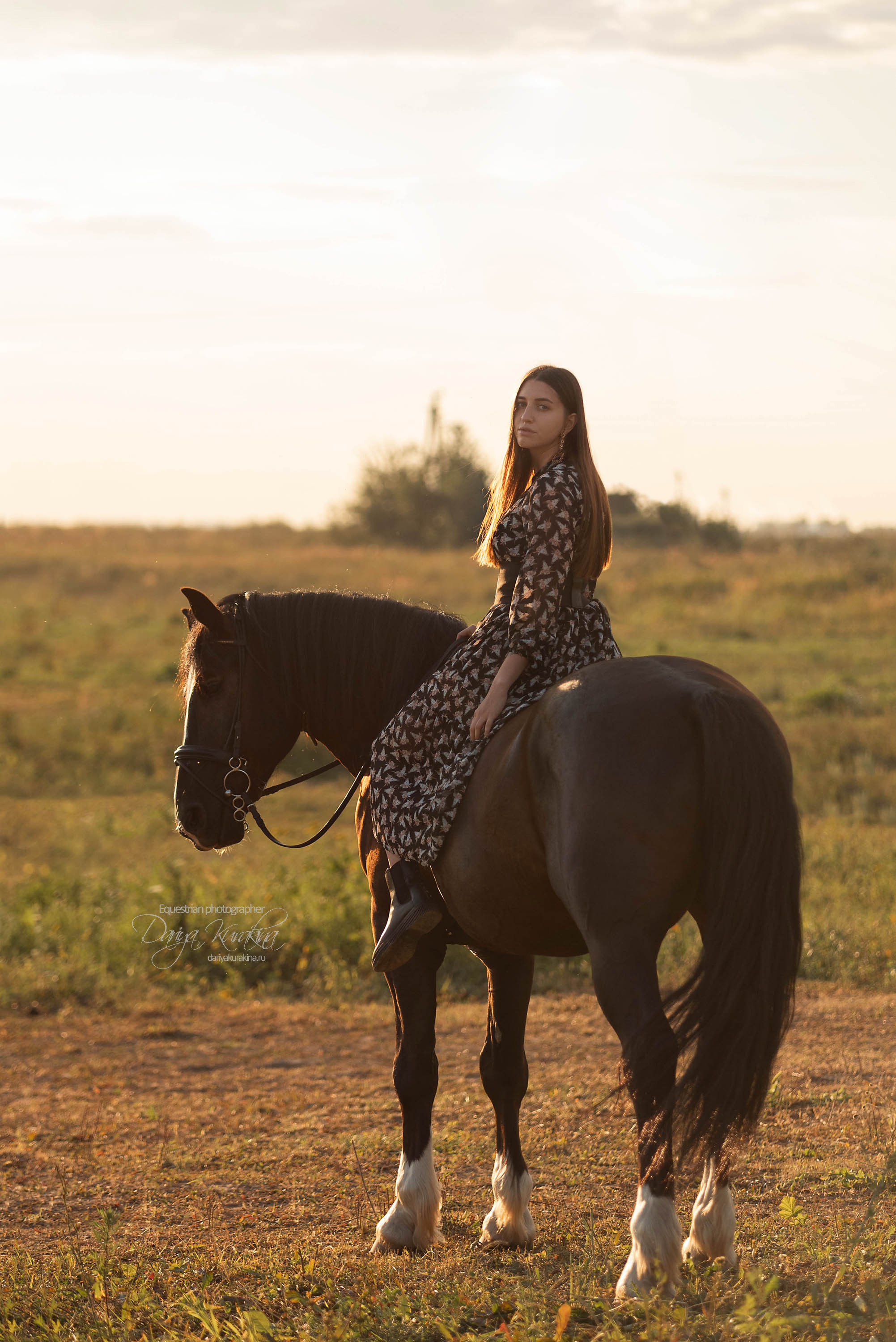 Юля и Корсар. Конный фотограф Куракина Дарья • Фотосессии с лошадьми