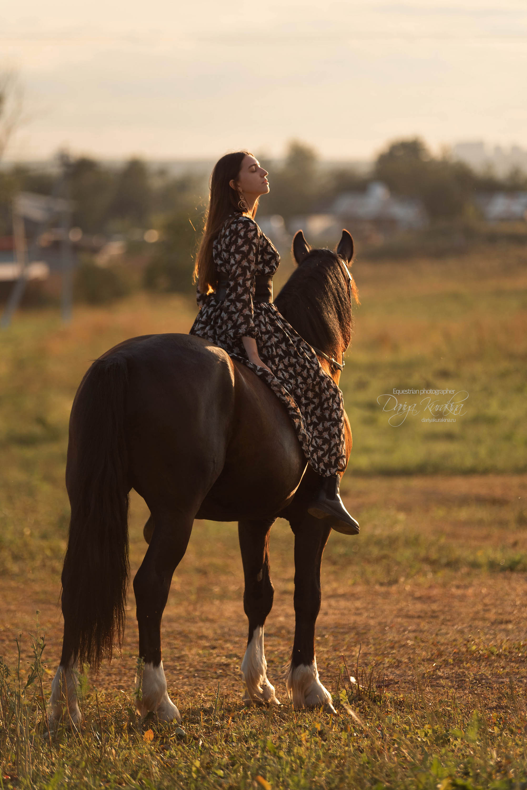 Юля и Корсар. Конный фотограф Куракина Дарья • Фотосессии с лошадьми