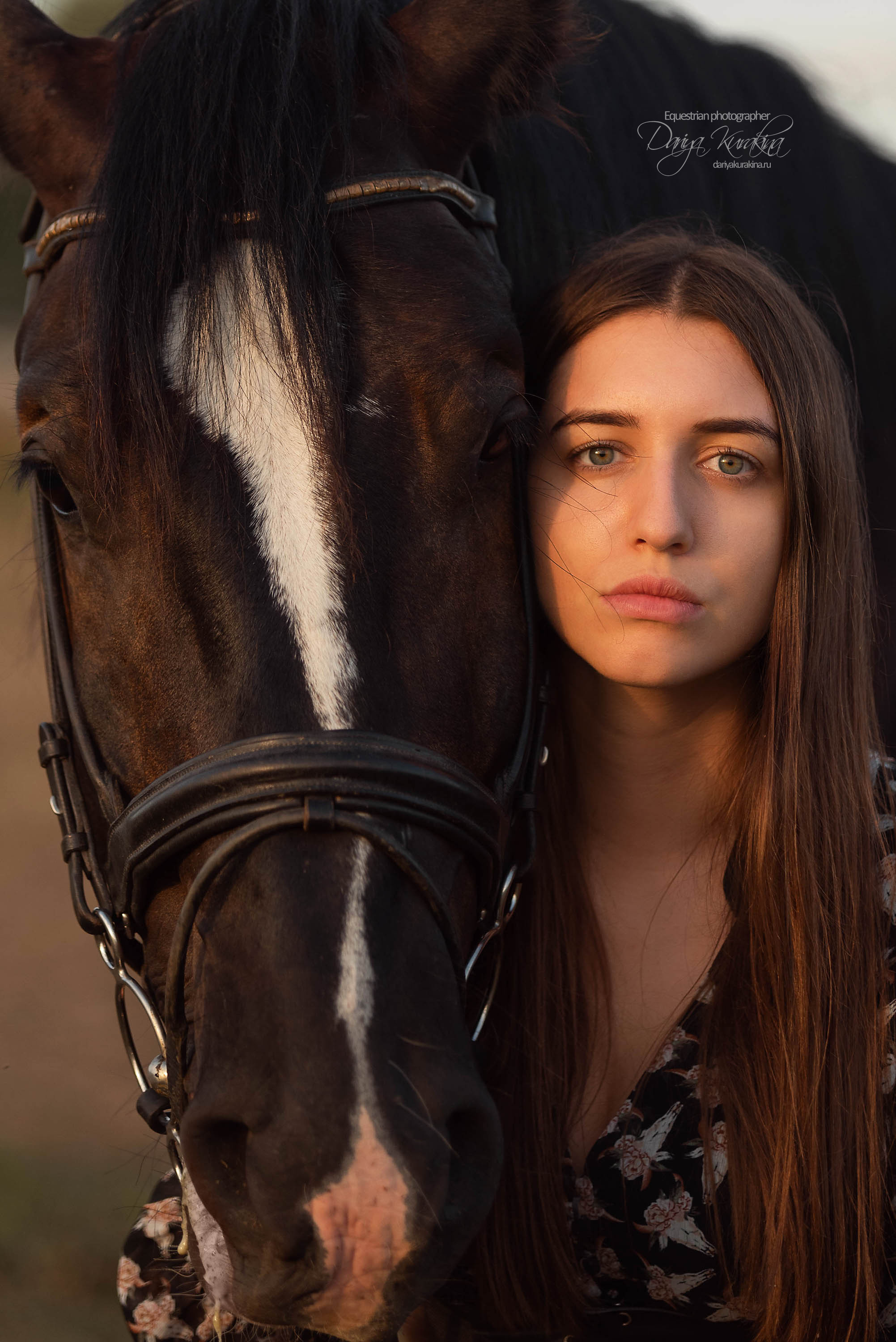 Юля и Корсар. Конный фотограф Куракина Дарья • Фотосессии с лошадьми