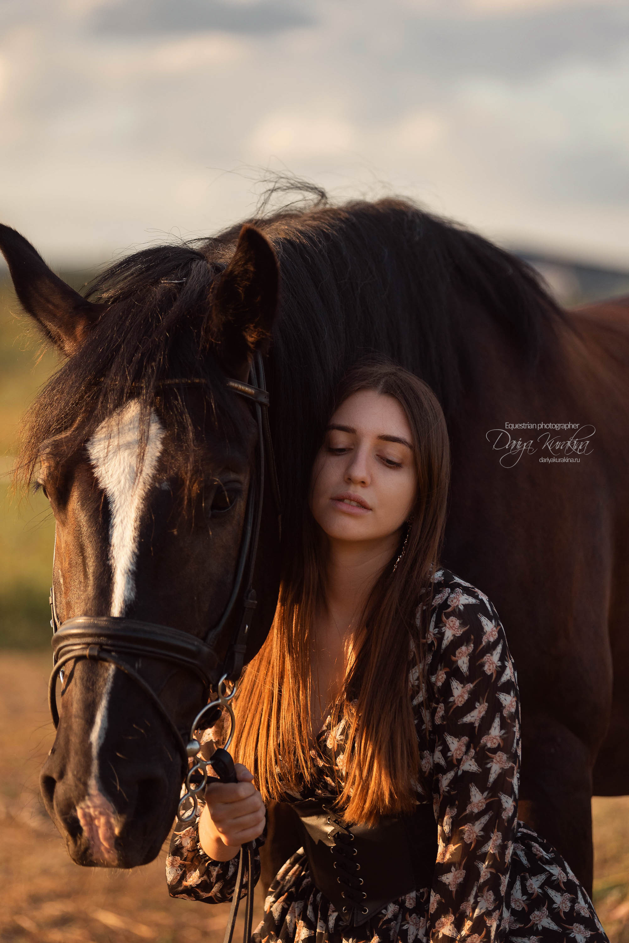 Юля и Корсар. Конный фотограф Куракина Дарья • Фотосессии с лошадьми