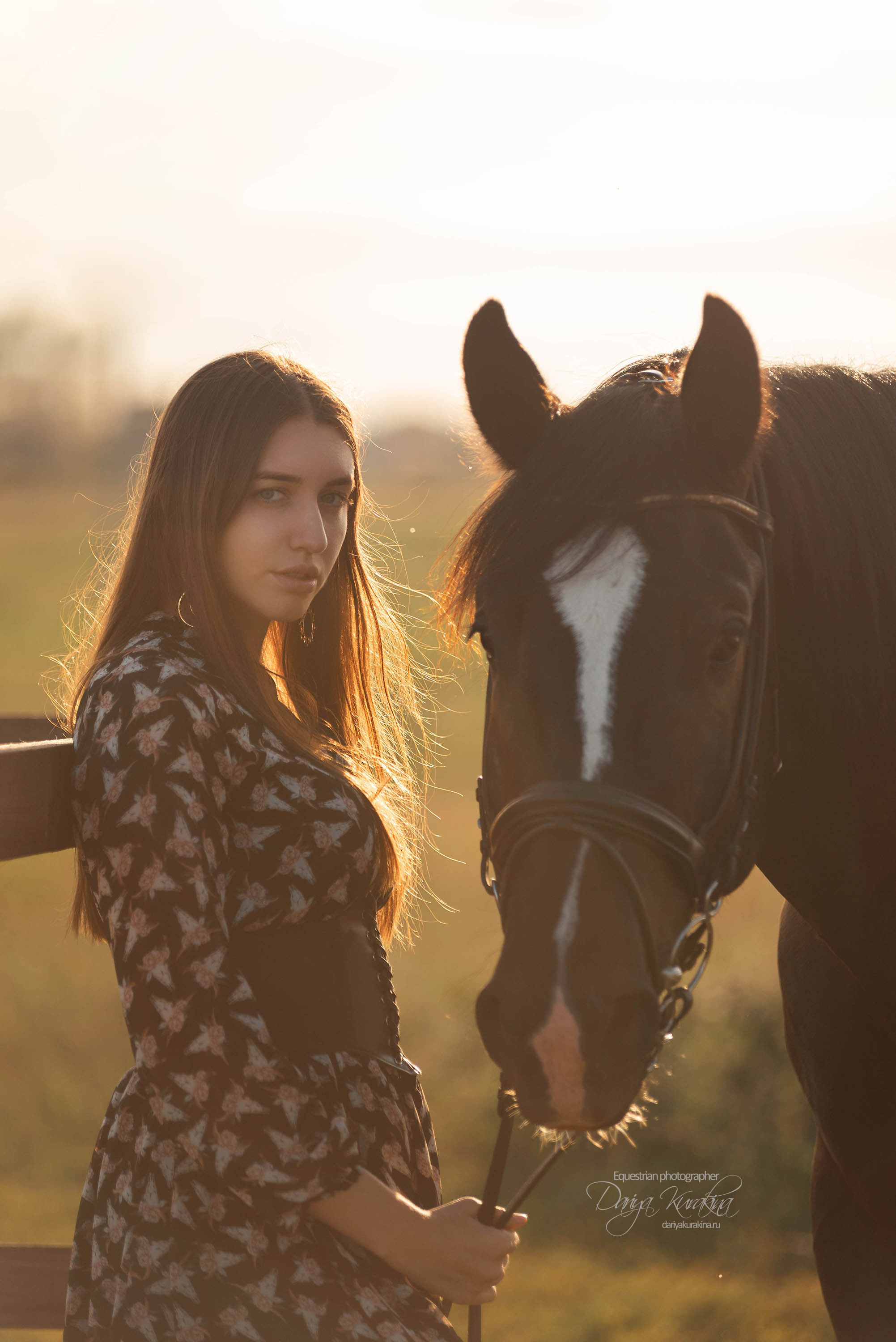 Юля и Корсар. Конный фотограф Куракина Дарья • Фотосессии с лошадьми