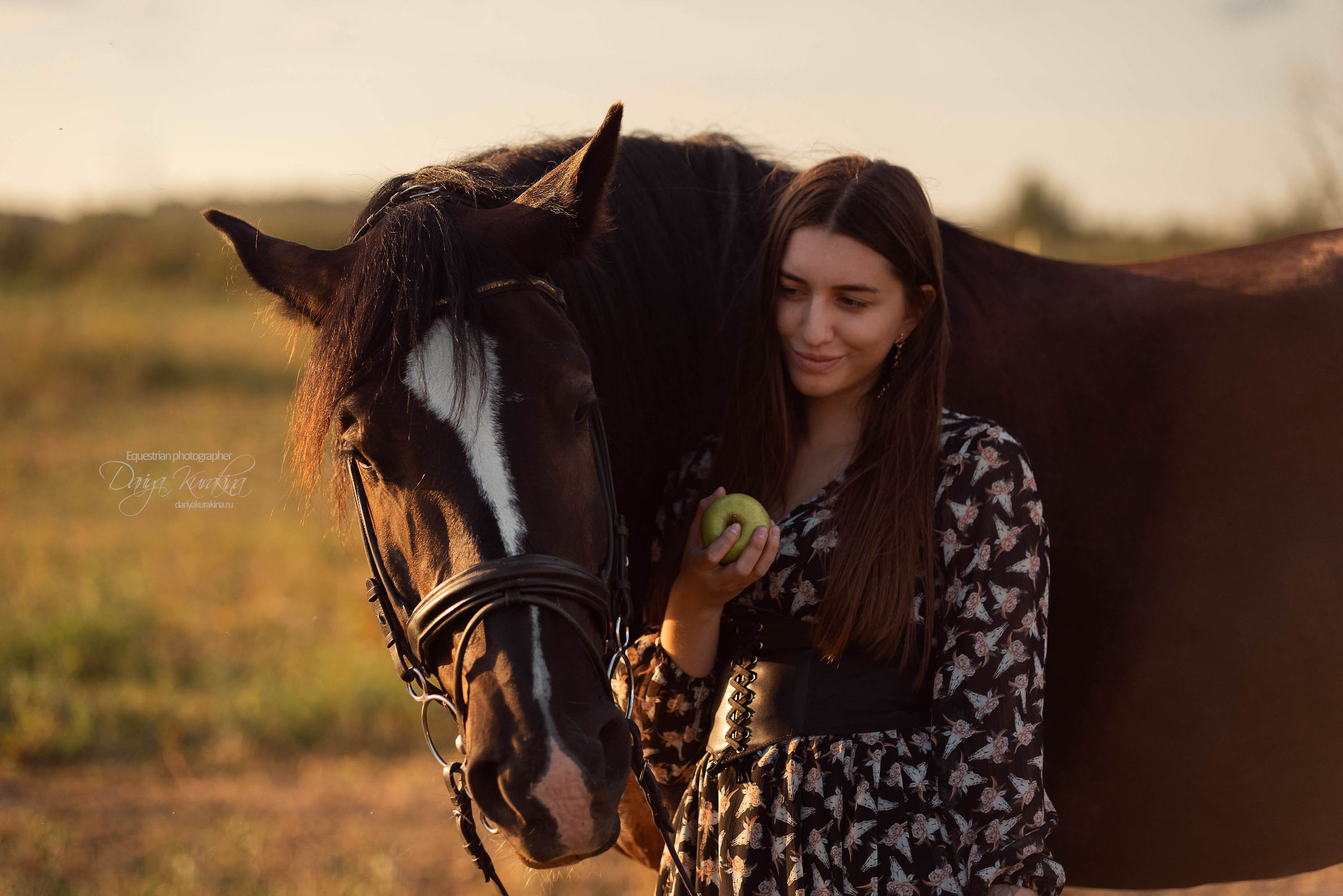 Юля и Корсар. Конный фотограф Куракина Дарья • Фотосессии с лошадьми