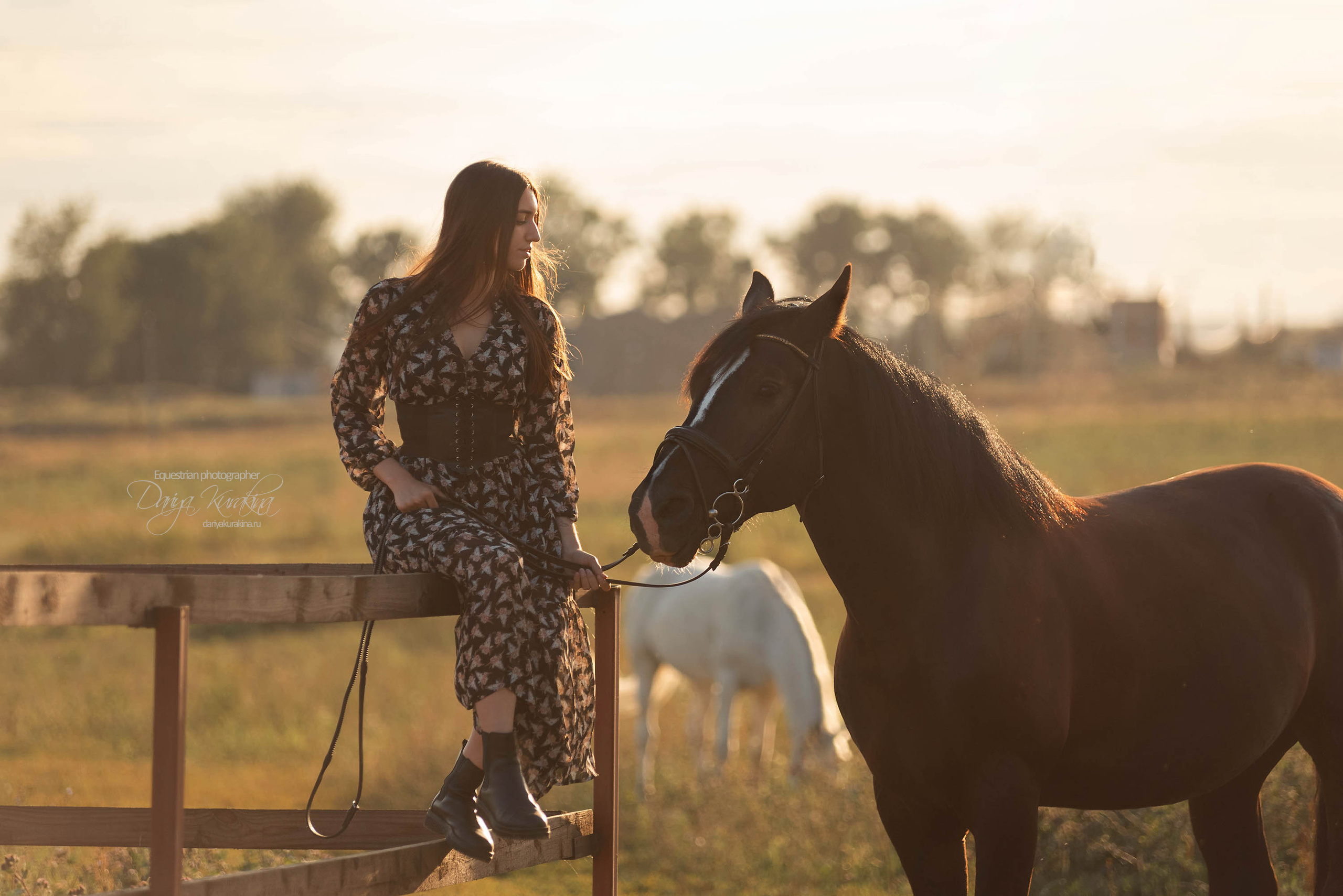 Юля и Корсар. Конный фотограф Куракина Дарья • Фотосессии с лошадьми
