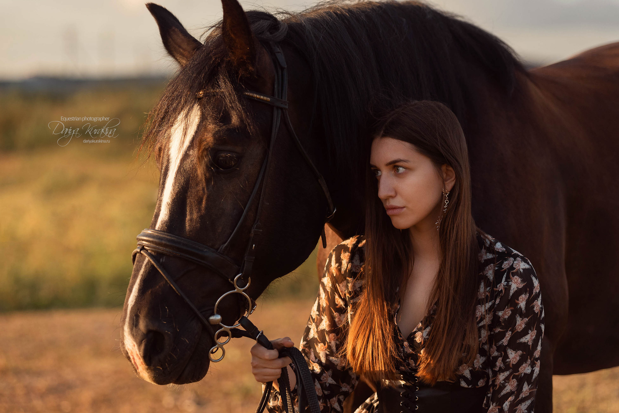 Юля и Корсар. Конный фотограф Куракина Дарья • Фотосессии с лошадьми