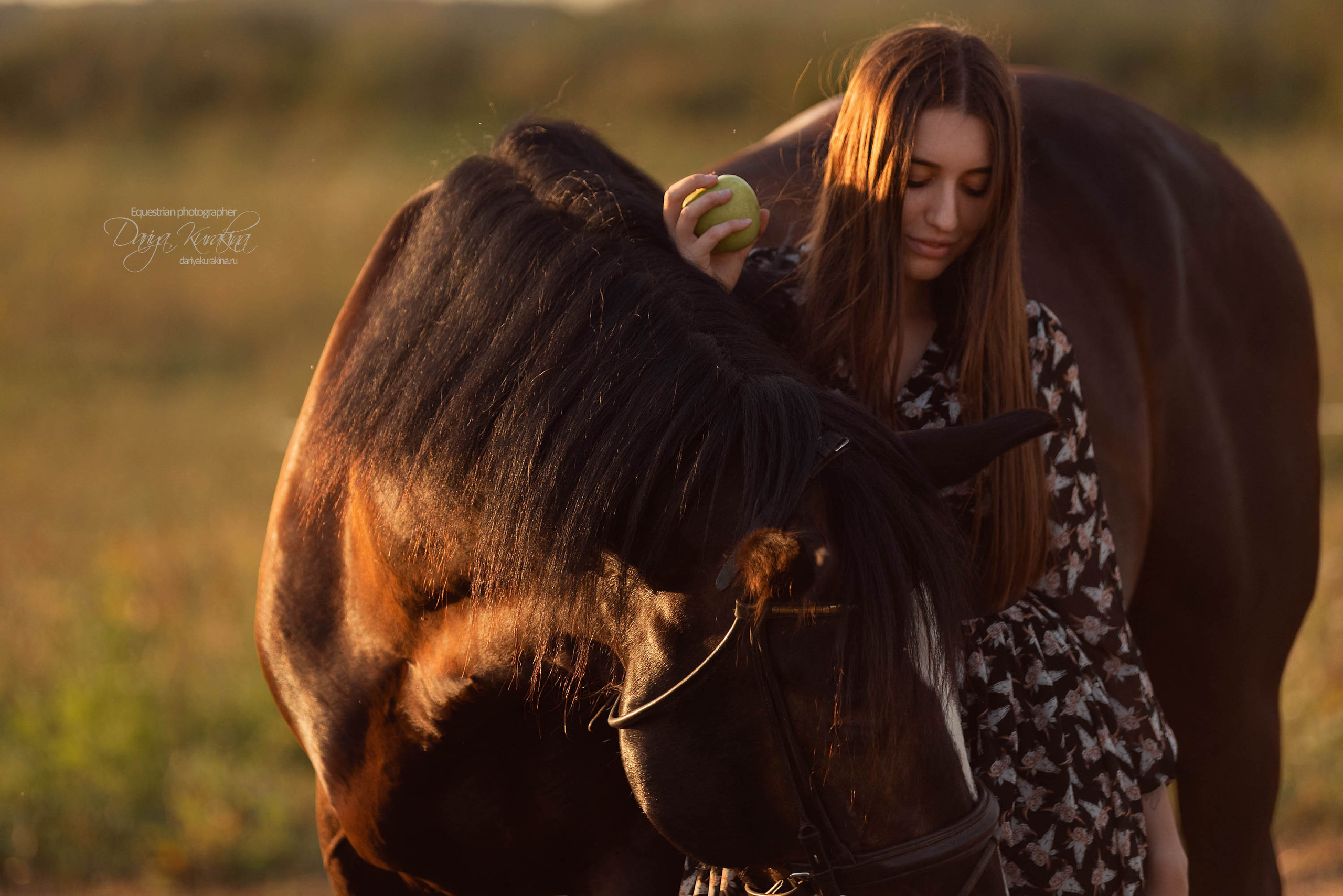 Юля и Корсар. Конный фотограф Куракина Дарья • Фотосессии с лошадьми