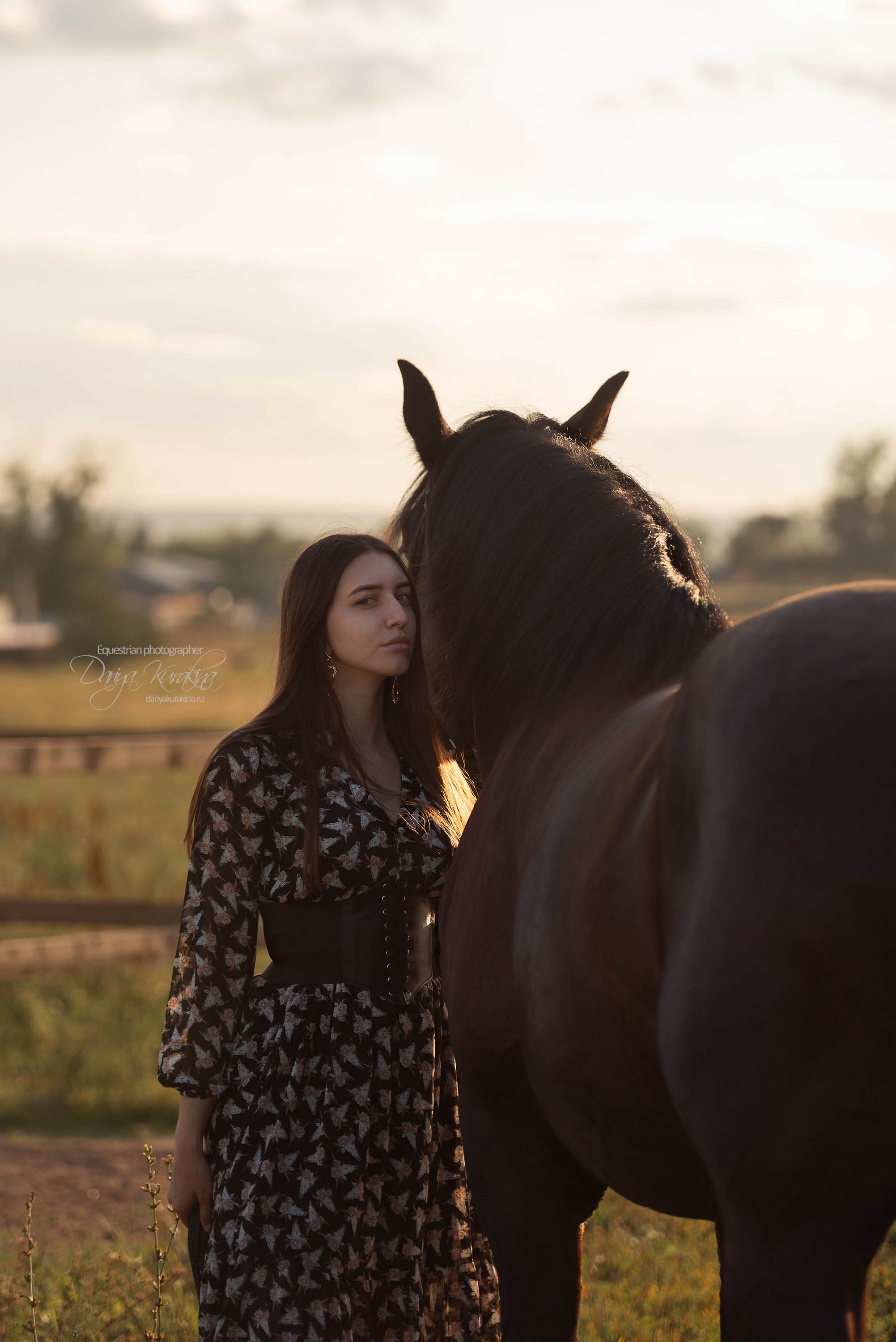 Юля и Корсар. Конный фотограф Куракина Дарья • Фотосессии с лошадьми