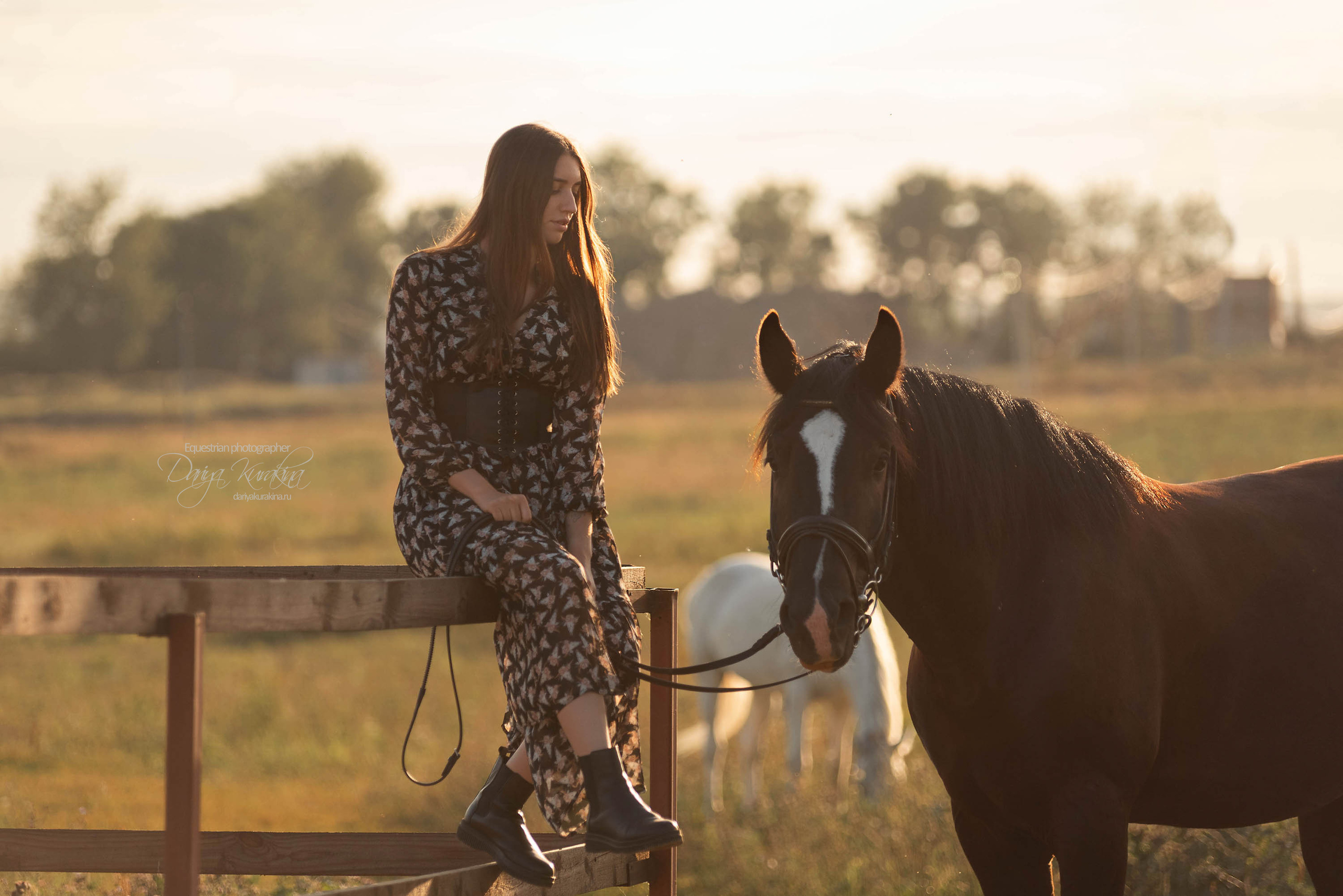 Юля и Корсар. Конный фотограф Куракина Дарья • Фотосессии с лошадьми
