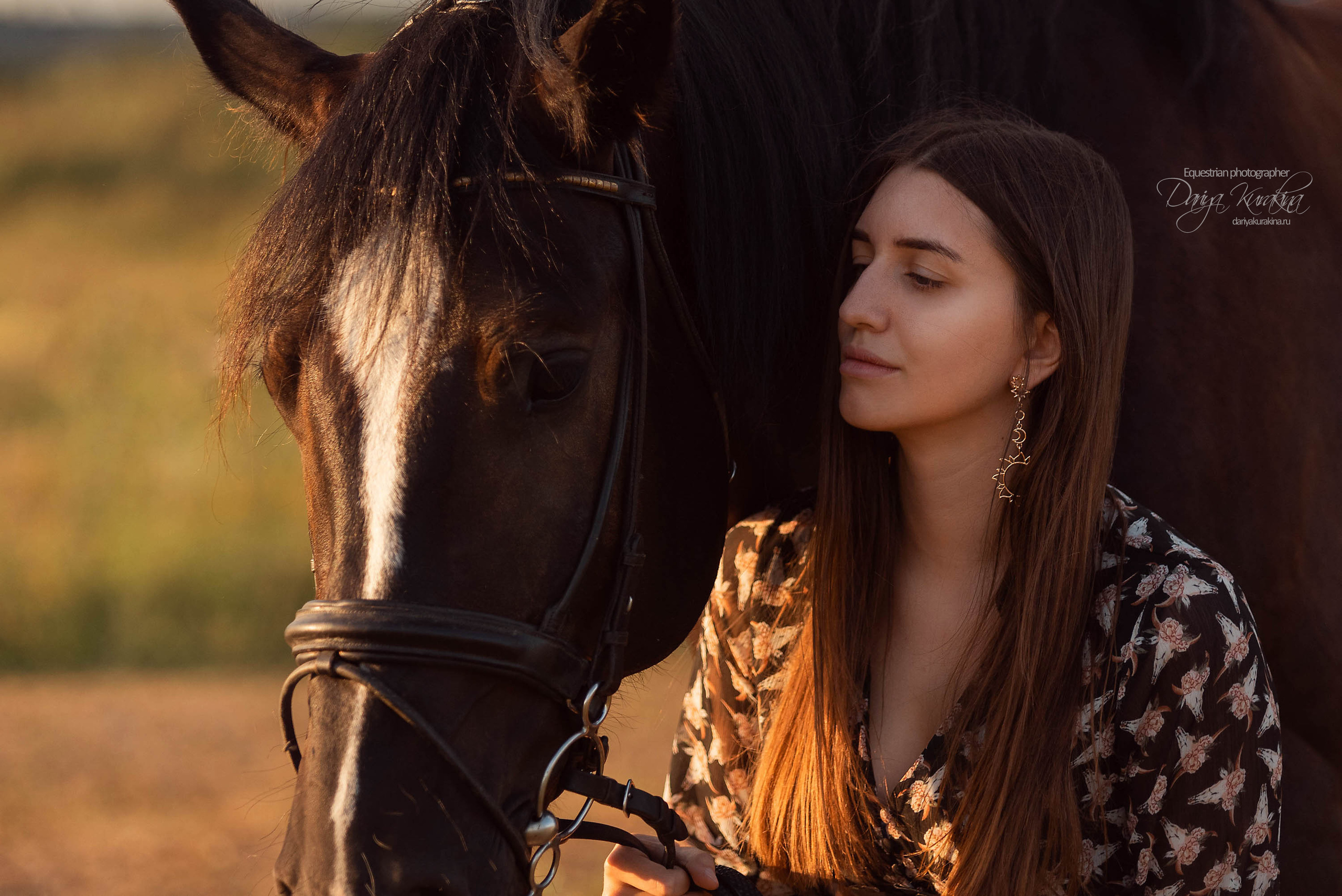 Юля и Корсар. Конный фотограф Куракина Дарья • Фотосессии с лошадьми