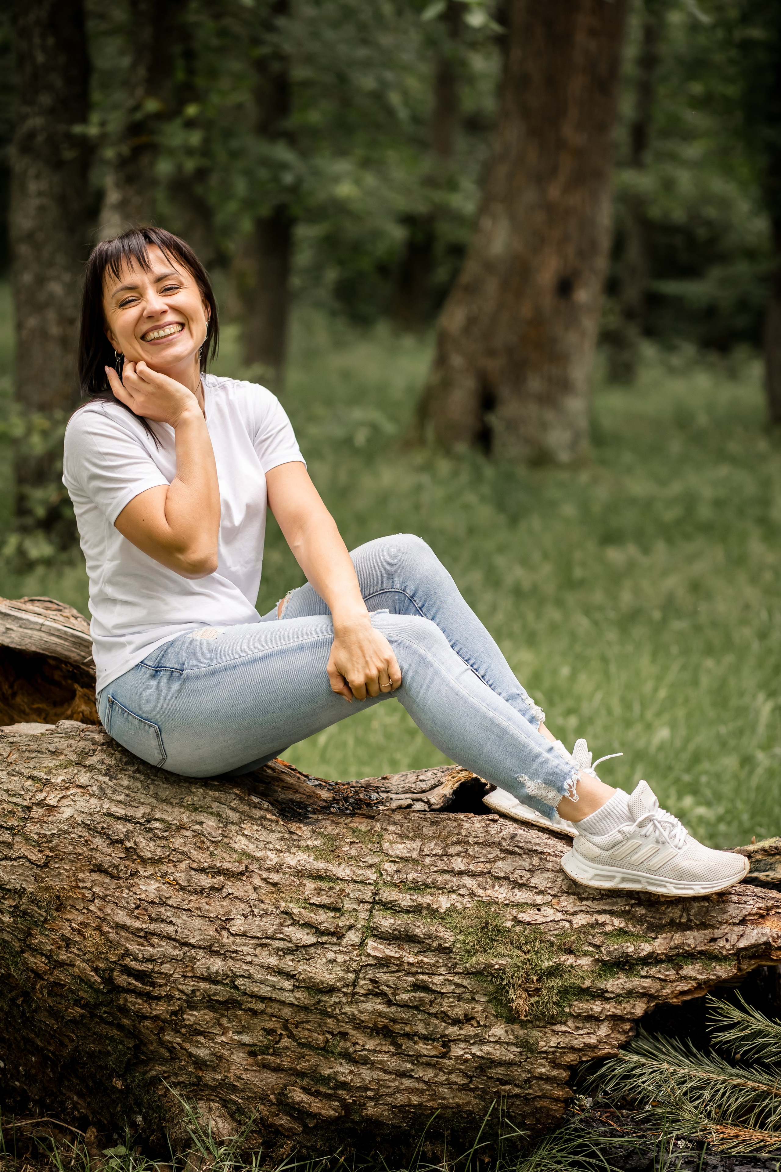 Катя с детками