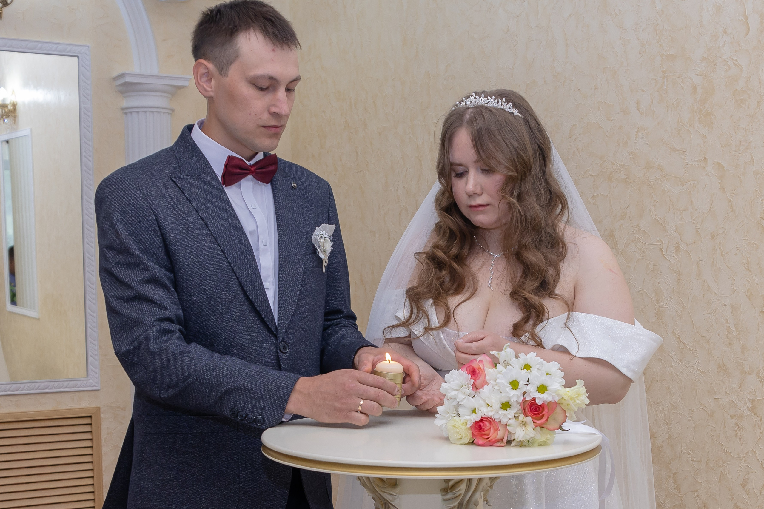 Свадебная съемка регистрации в ЗАГСе г. Можга