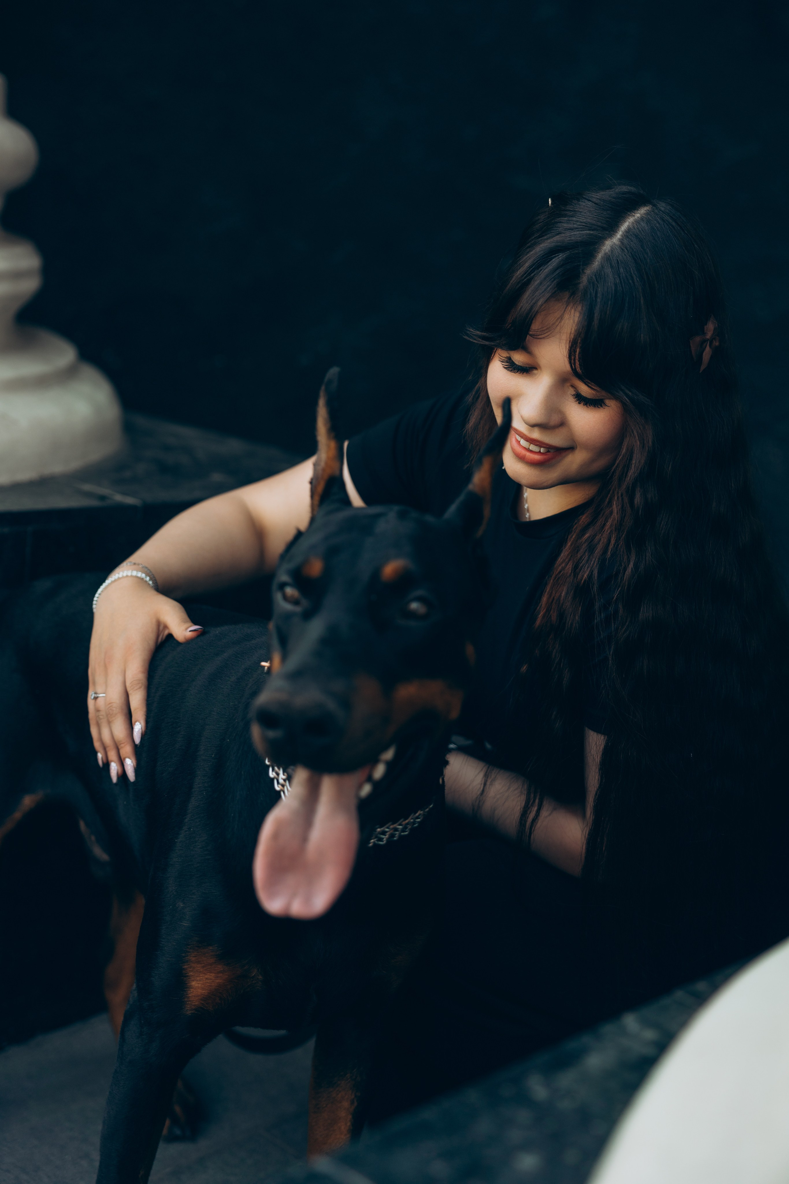 Фотосессия с доберманом. Свадебный, семейный фотограф в Иркутске Светлана Макаричева