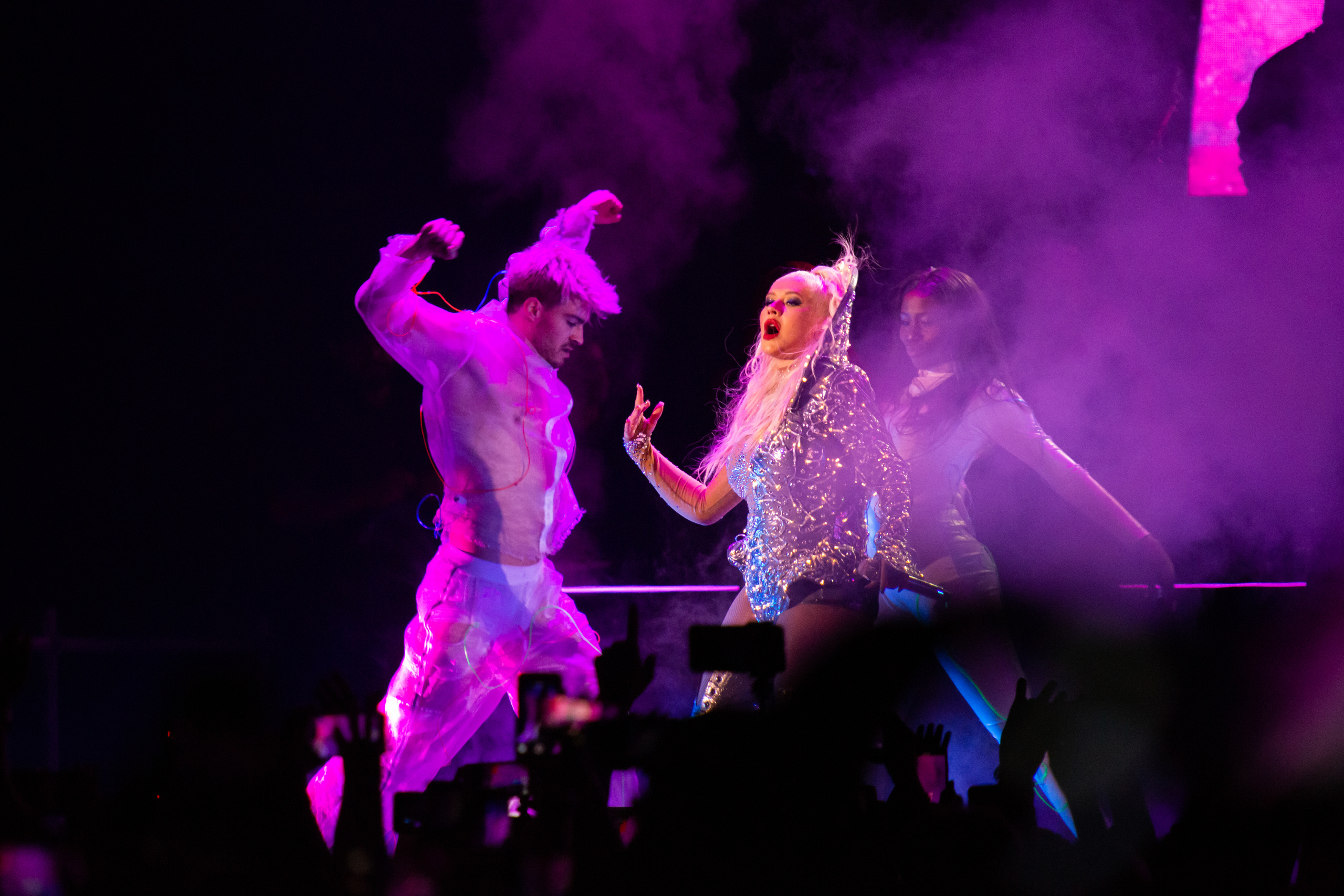 Christina Aguilera 23 июля выступила в Москве. Фотограф Сонкина Татьяна