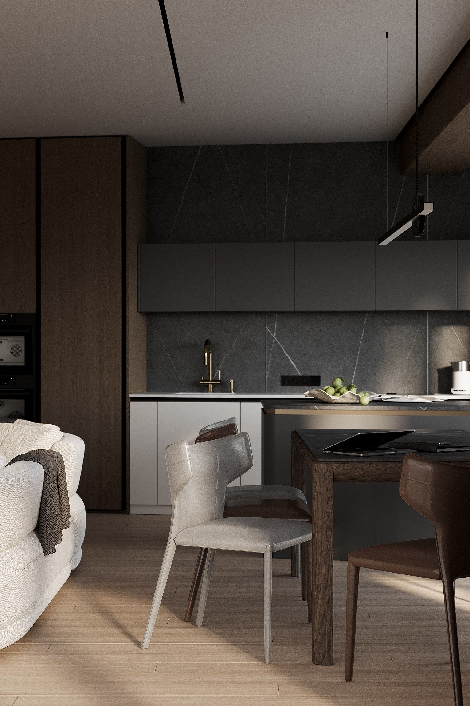 ЖК Sky House. Студия дизайна интерьера mono moon в Москве