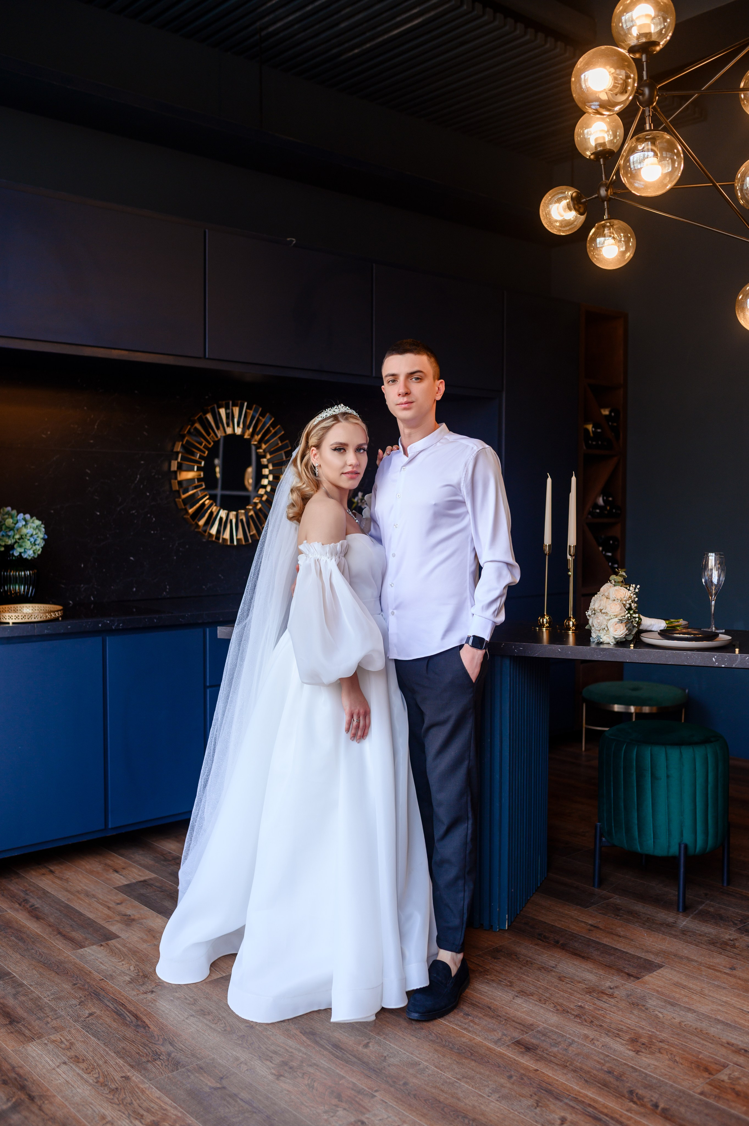 Свадебная фотосессия в фотостудии Аврора зал Эклипс. Семейный и свадебный фотограф в Донецке и Макеевке Дяченко Наталья