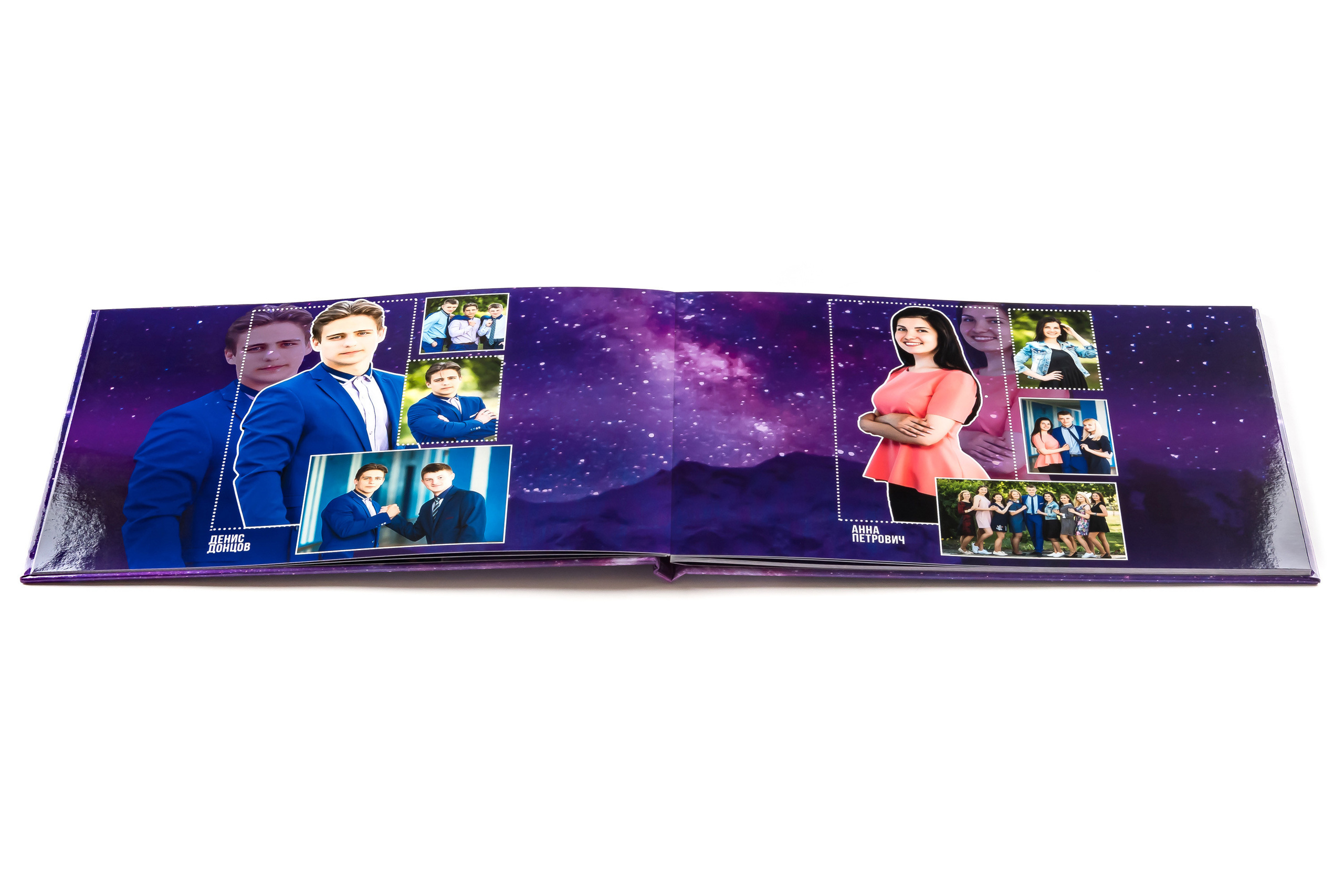 Книга в твердой обложке с плотными листами