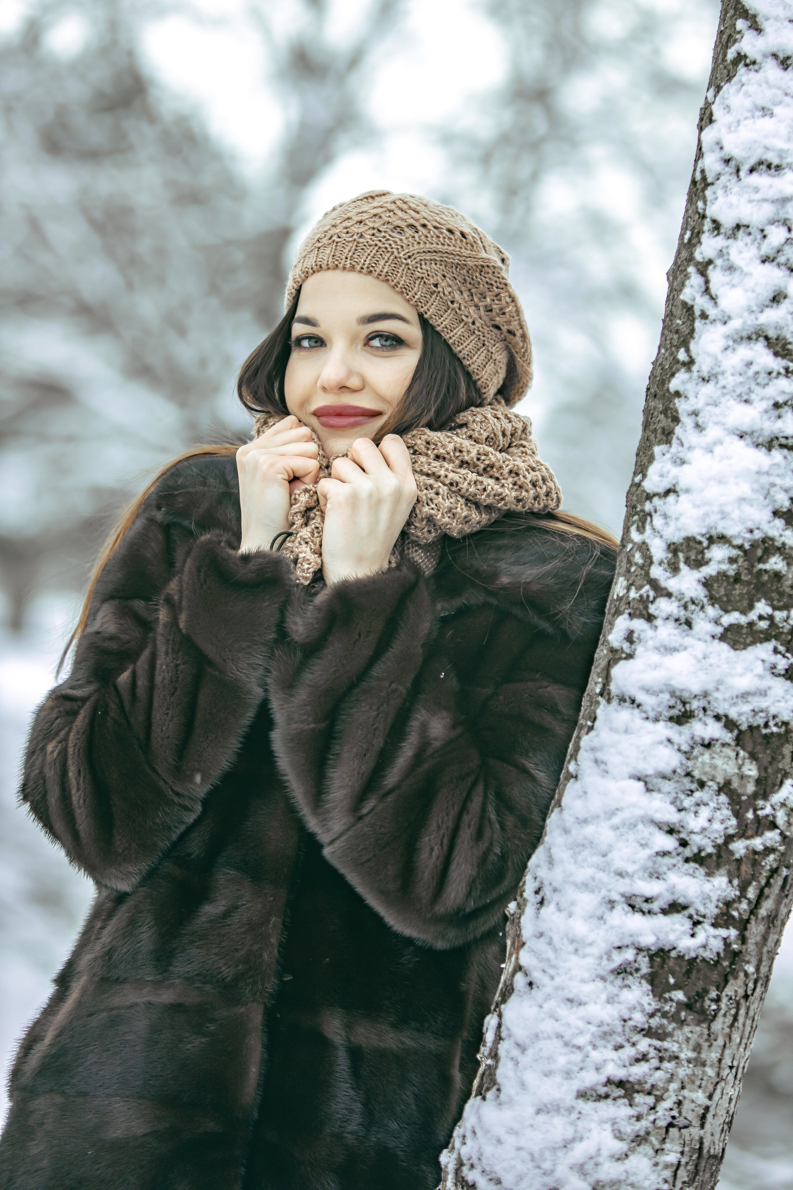 Зима. Профессиональный фотограф и видеооператор