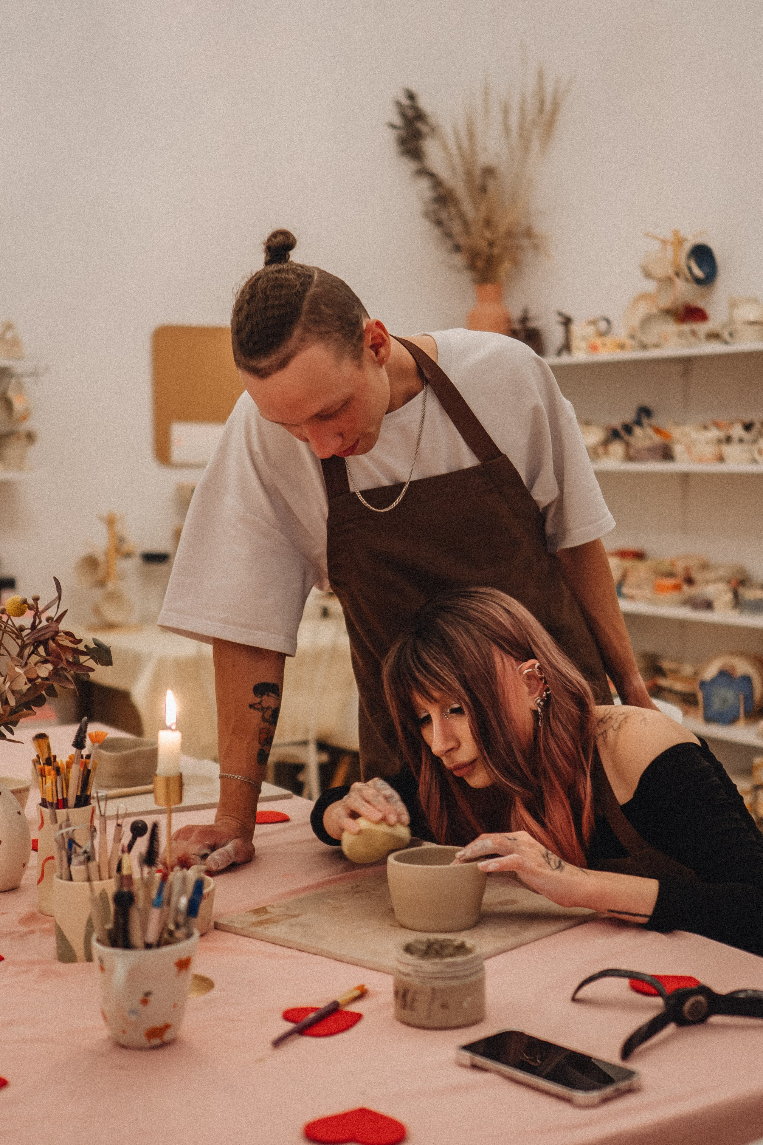 СВИДАНИЕ В ГОНЧАРНОЙ МАСТЕРСКОЙ. Профессиональный фотограф, Санкт-Петербург — Виктория Богомолова