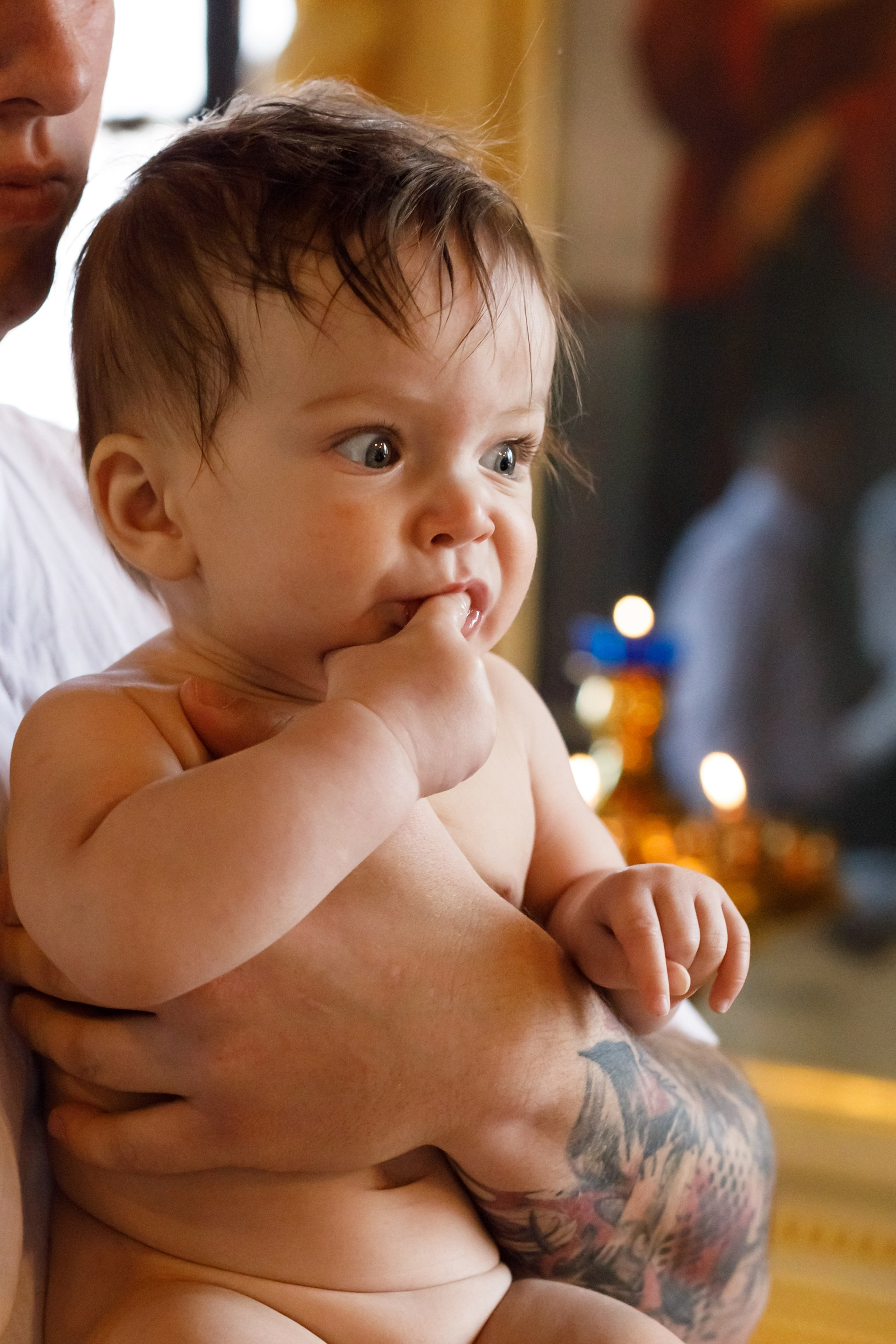 Крещение Николая. Семейный и детский фотограф в Краснодаре Элона Литвинова