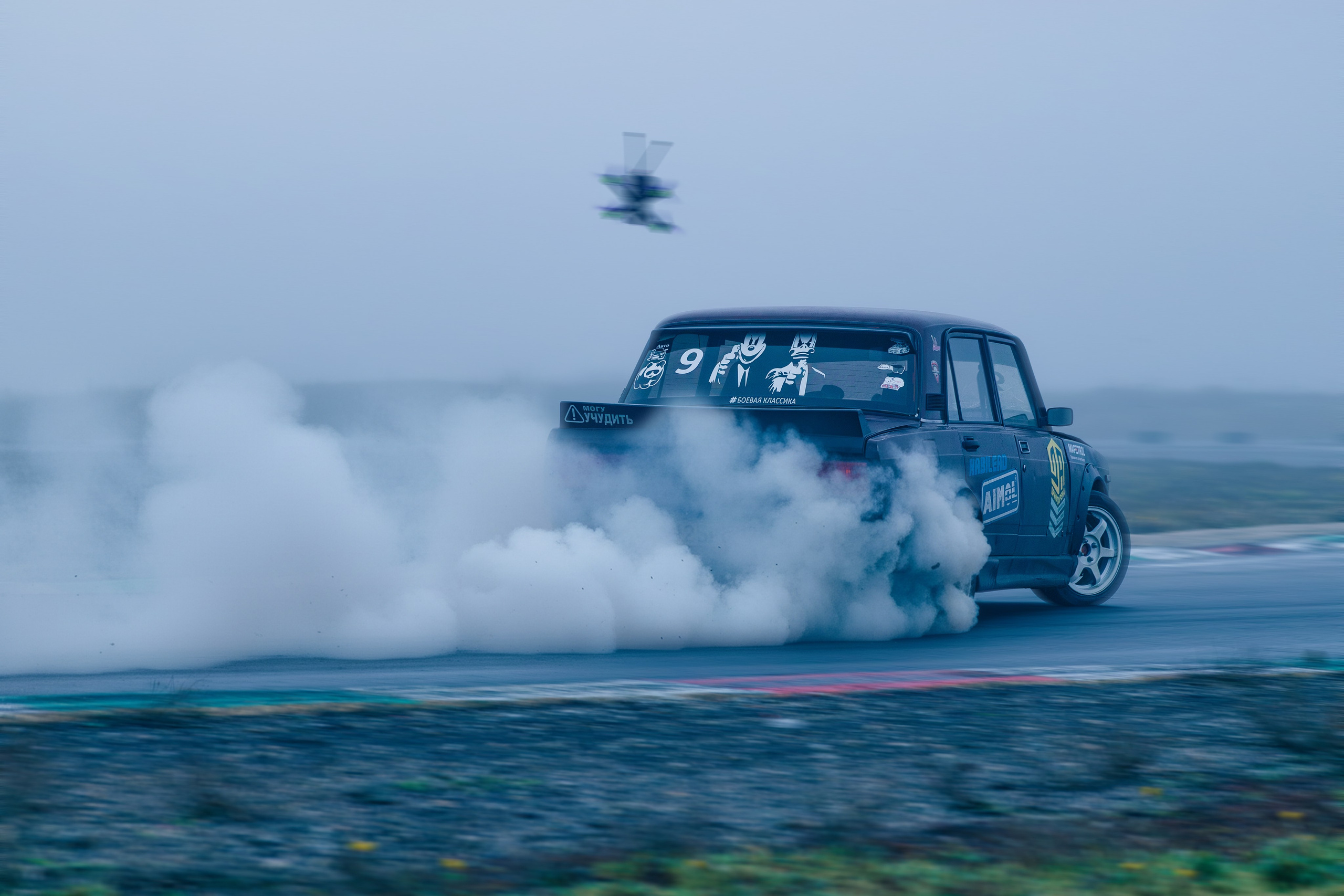 Фотосъёмка профессионального зимнего дрифта в Ростове-на-Дону. Портретный фотограф в Ростове-на-Дону Антон Казарин