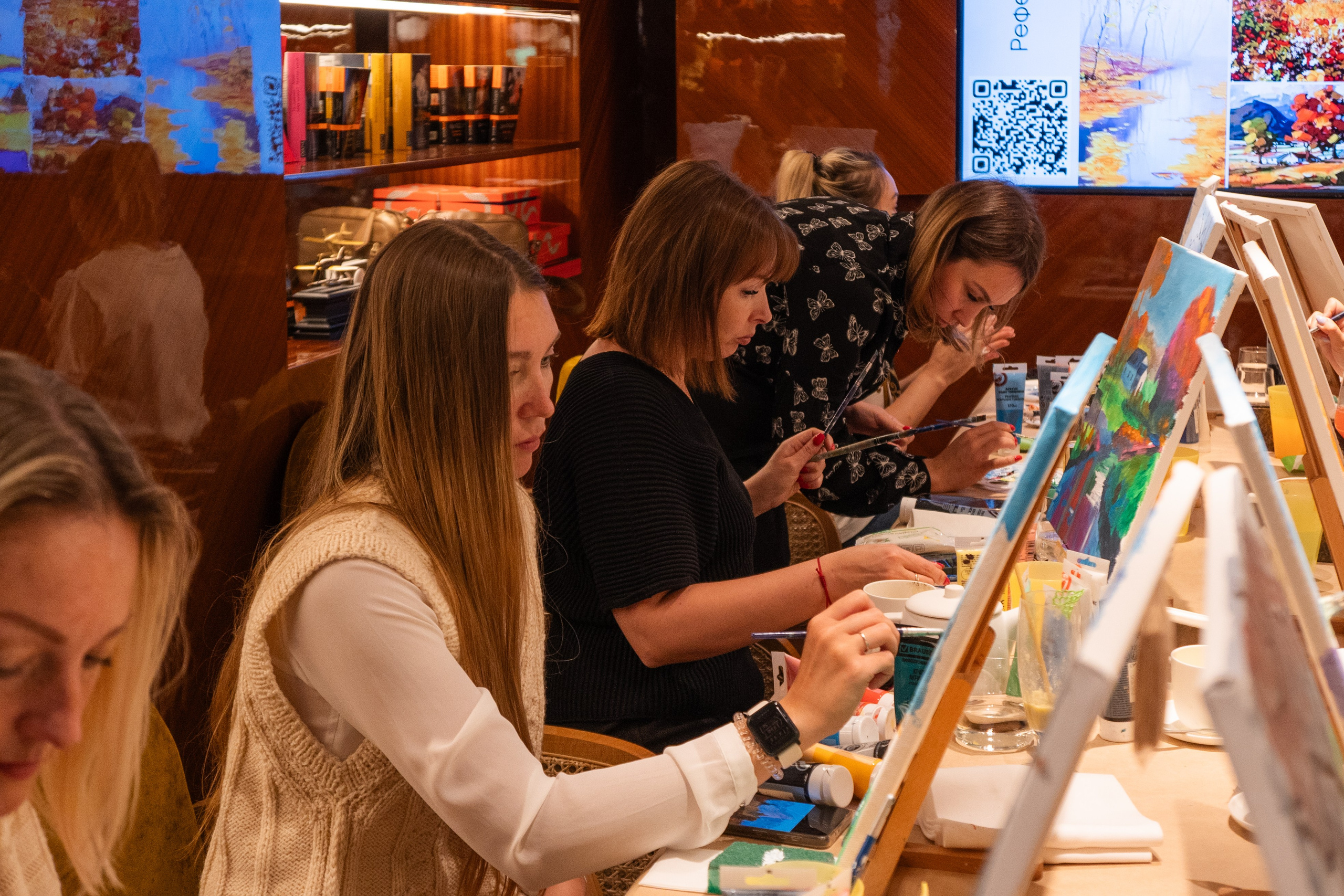 Корпоратив Teach Me Art 3. Портретный фотограф в Москве и Санкт-Петербурге Арина Чех