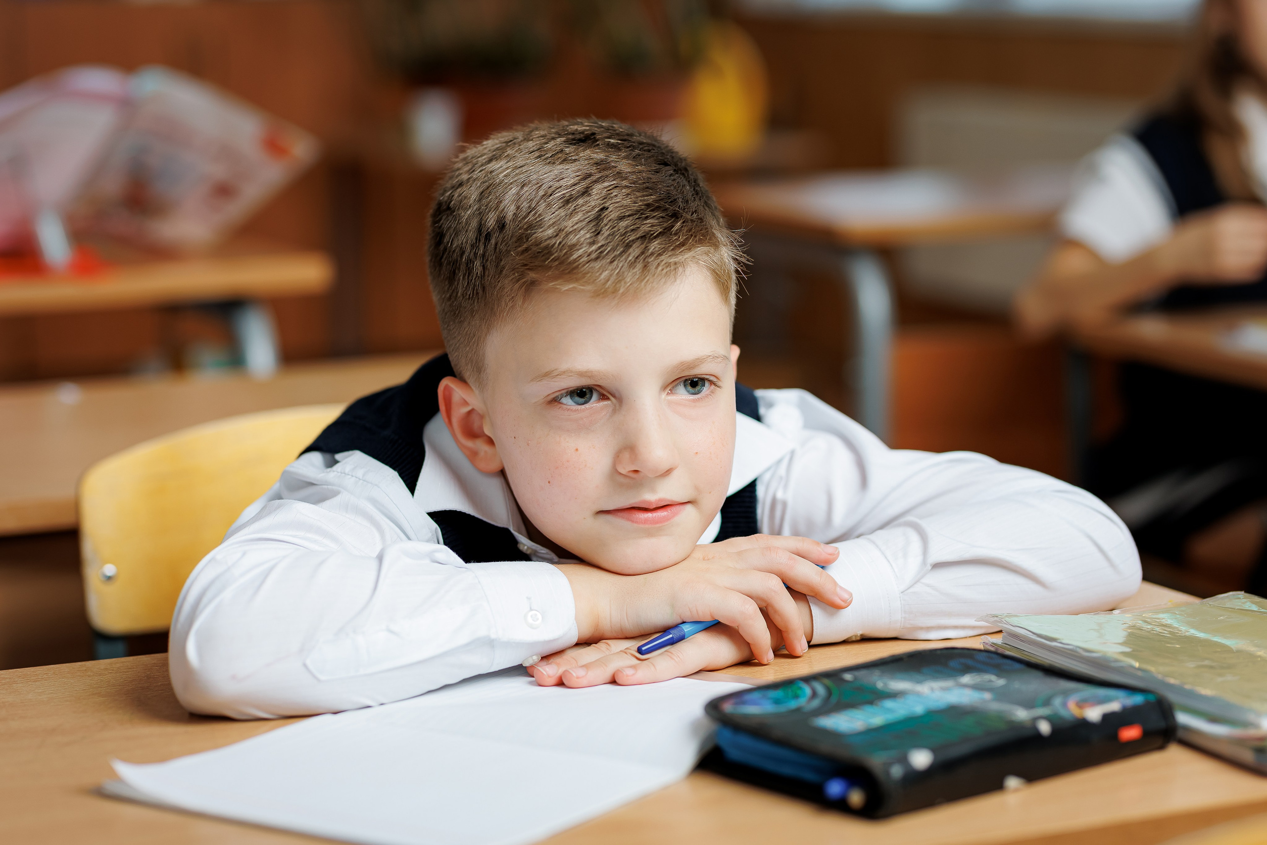 Репортаж на уроках. Семейный и детский фотограф Комина Елена, Власиха, Одинцово