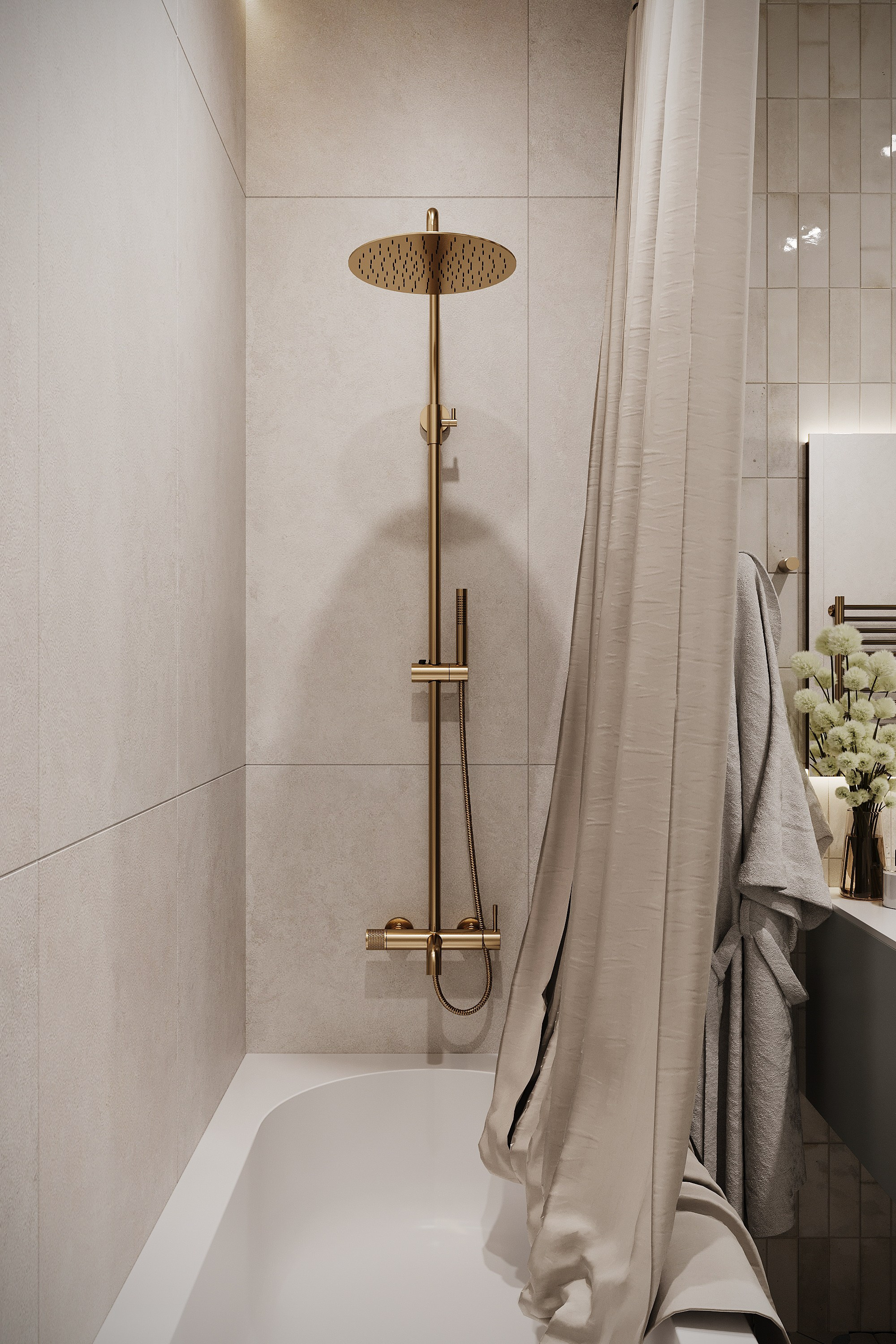 ЖК Петровский парк II — 70 м². КОМНАТА АИСТА дизайн-бюро | AIST ROOM design bureau