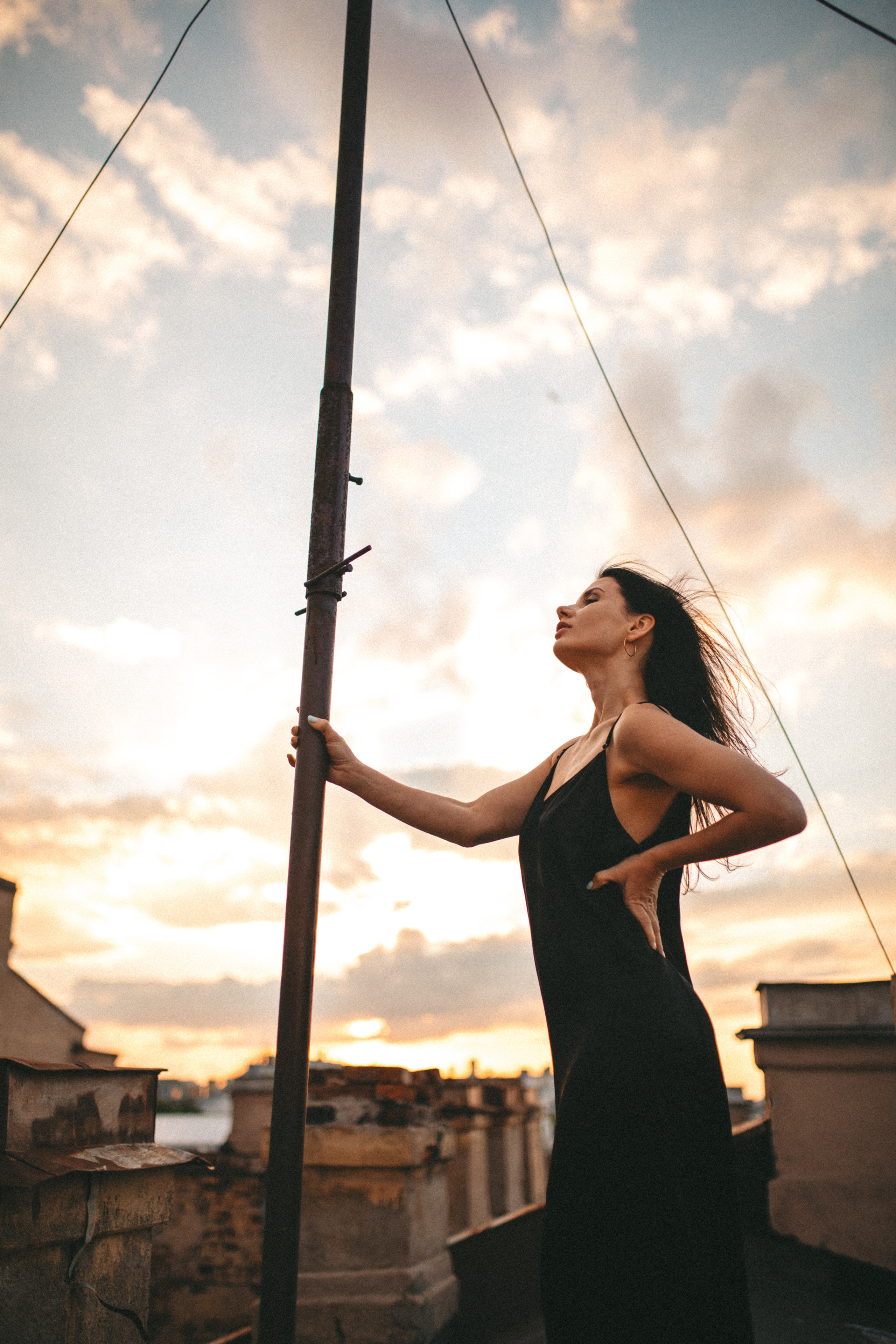 Арина. Крыша. Фотограф в Санкт-Петербурге Матвиенко Яна