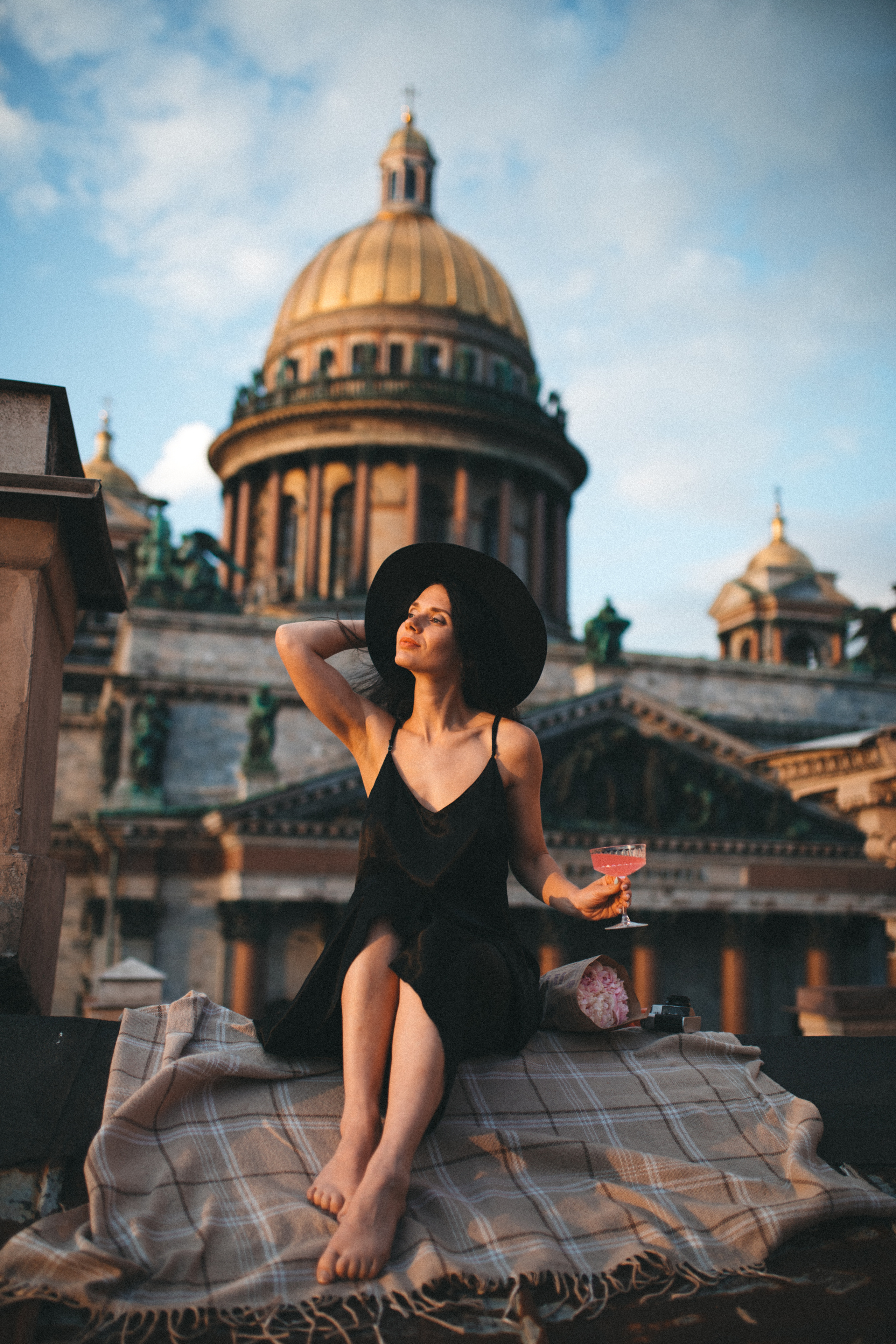 Арина. Крыша. Фотограф в Санкт-Петербурге Матвиенко Яна