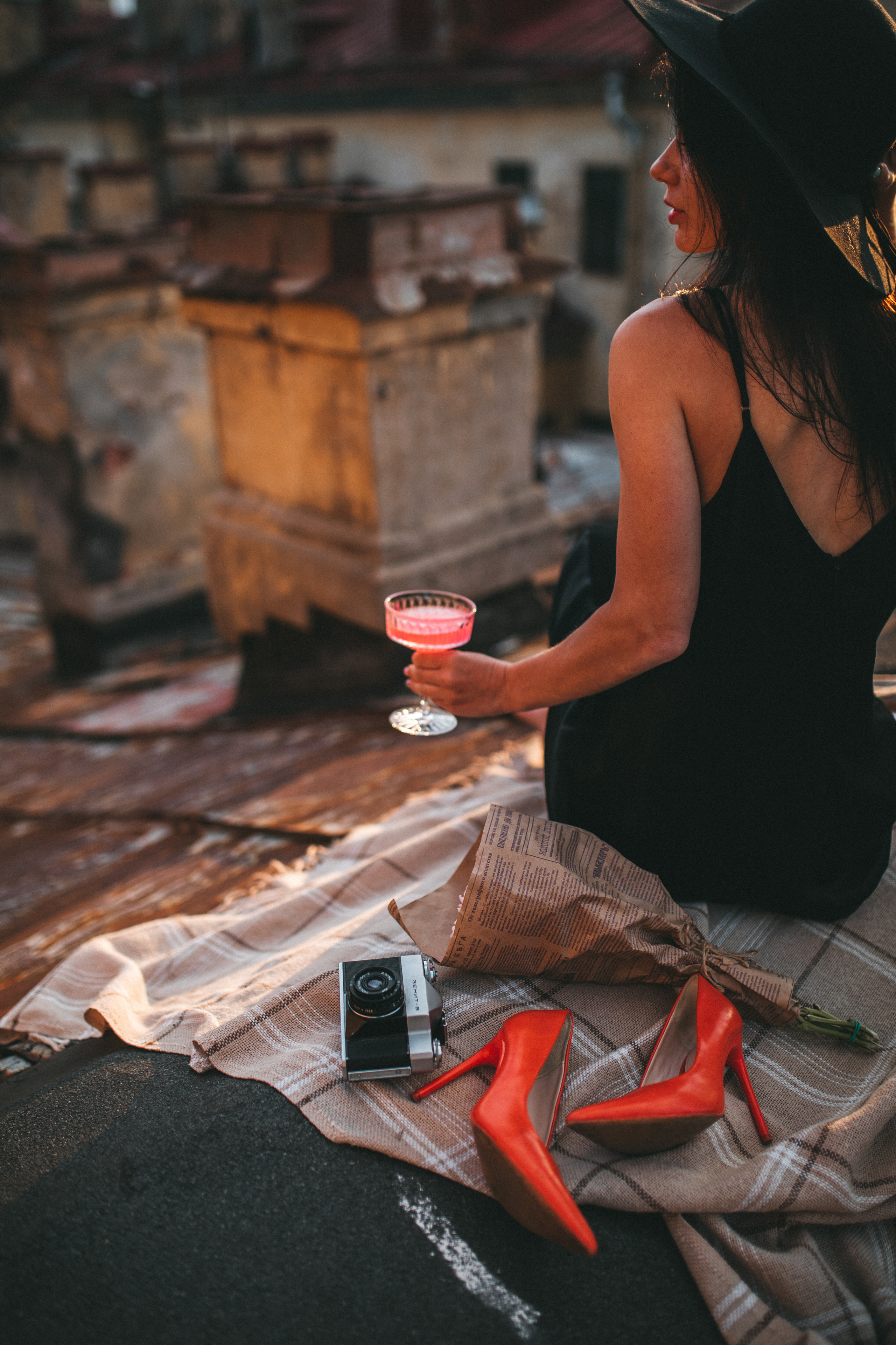 Арина. Крыша. Фотограф в Санкт-Петербурге Матвиенко Яна