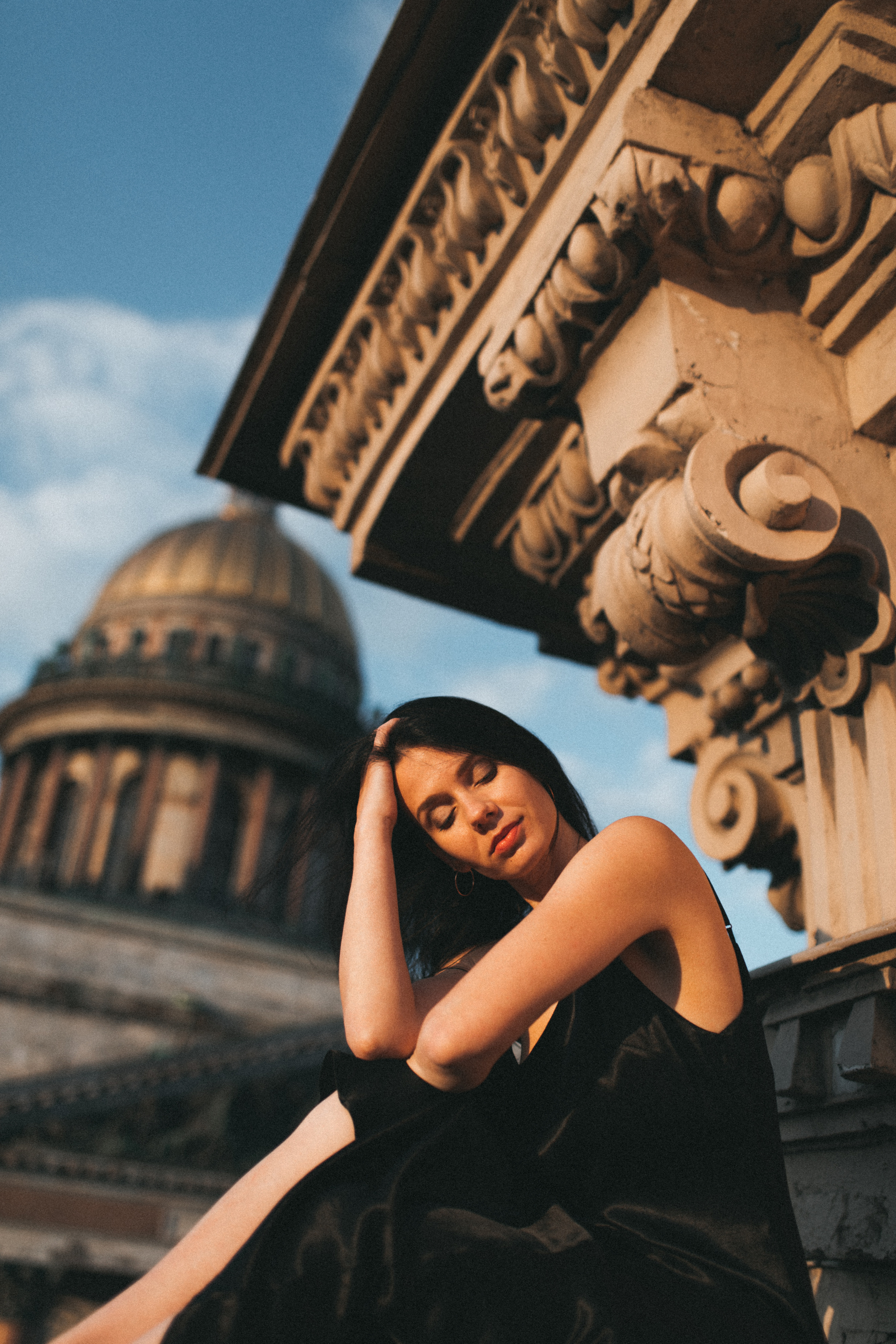 Арина. Крыша. Фотограф в Санкт-Петербурге Матвиенко Яна