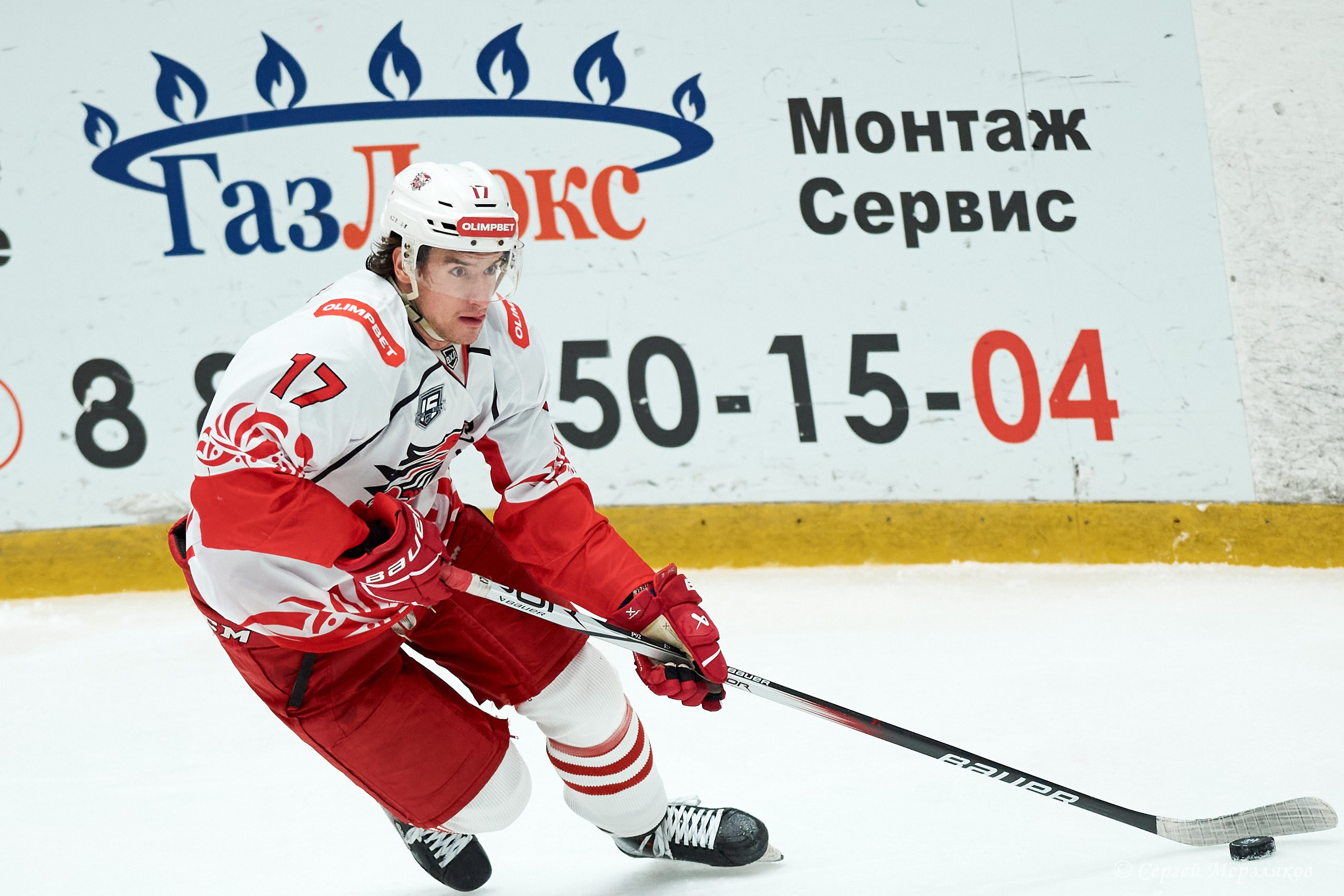 Хоккей. OLIMPBET Чемпионат России — ВХЛ Ижсталь — Ростов. 28.09.2024 Ижевск. Спортивный репортажный фотограф в Ижевске Сергей Мерзляков