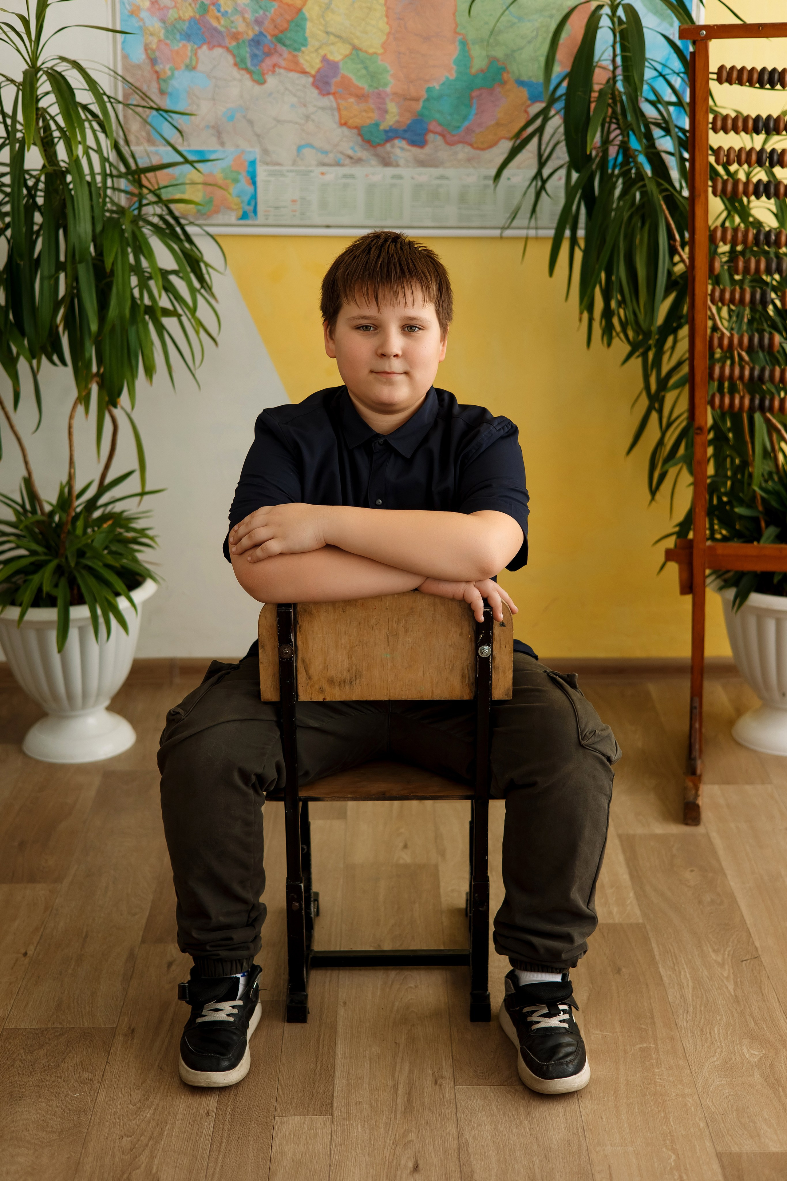 4 класс с. Барабаш. Фотограф Любовь Корниенко, Примоский край