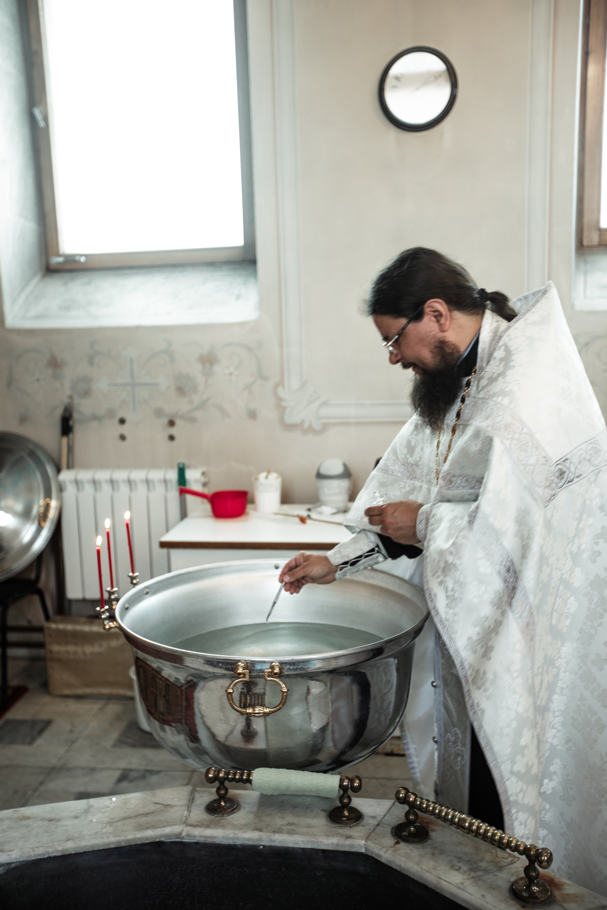 Крещение Николая в Елоховском Соборе. Фотосессии в Москве - фотограф Неонилла Ленко