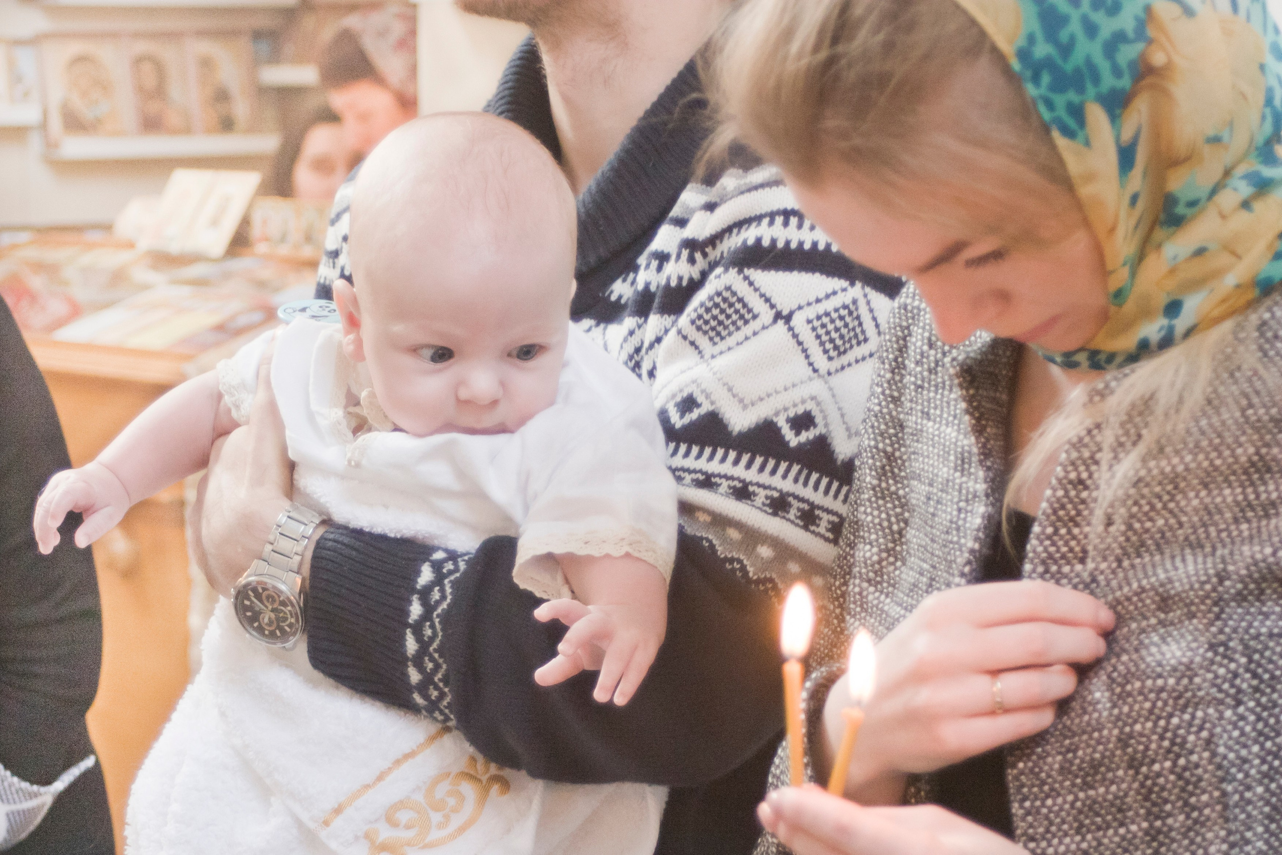 Крестины малыша Егора. Фотограф Нина Брандт в Горном Алтае