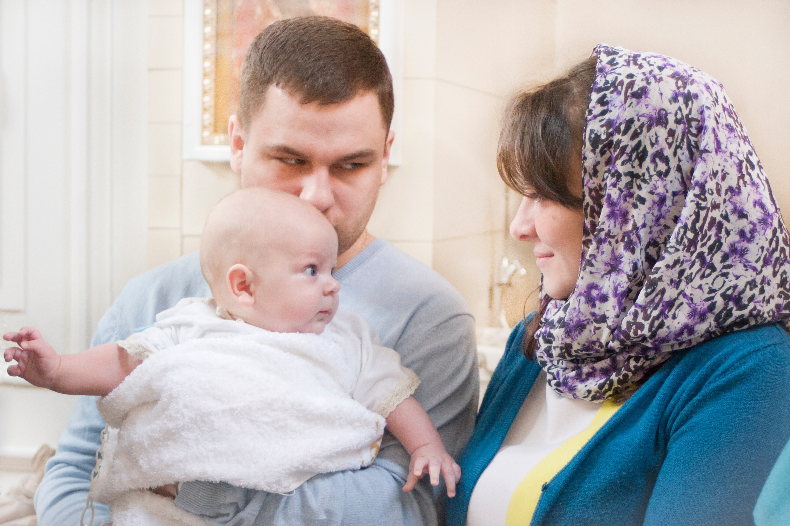 Крестины малыша Егора. Фотограф Нина Брандт в Горном Алтае