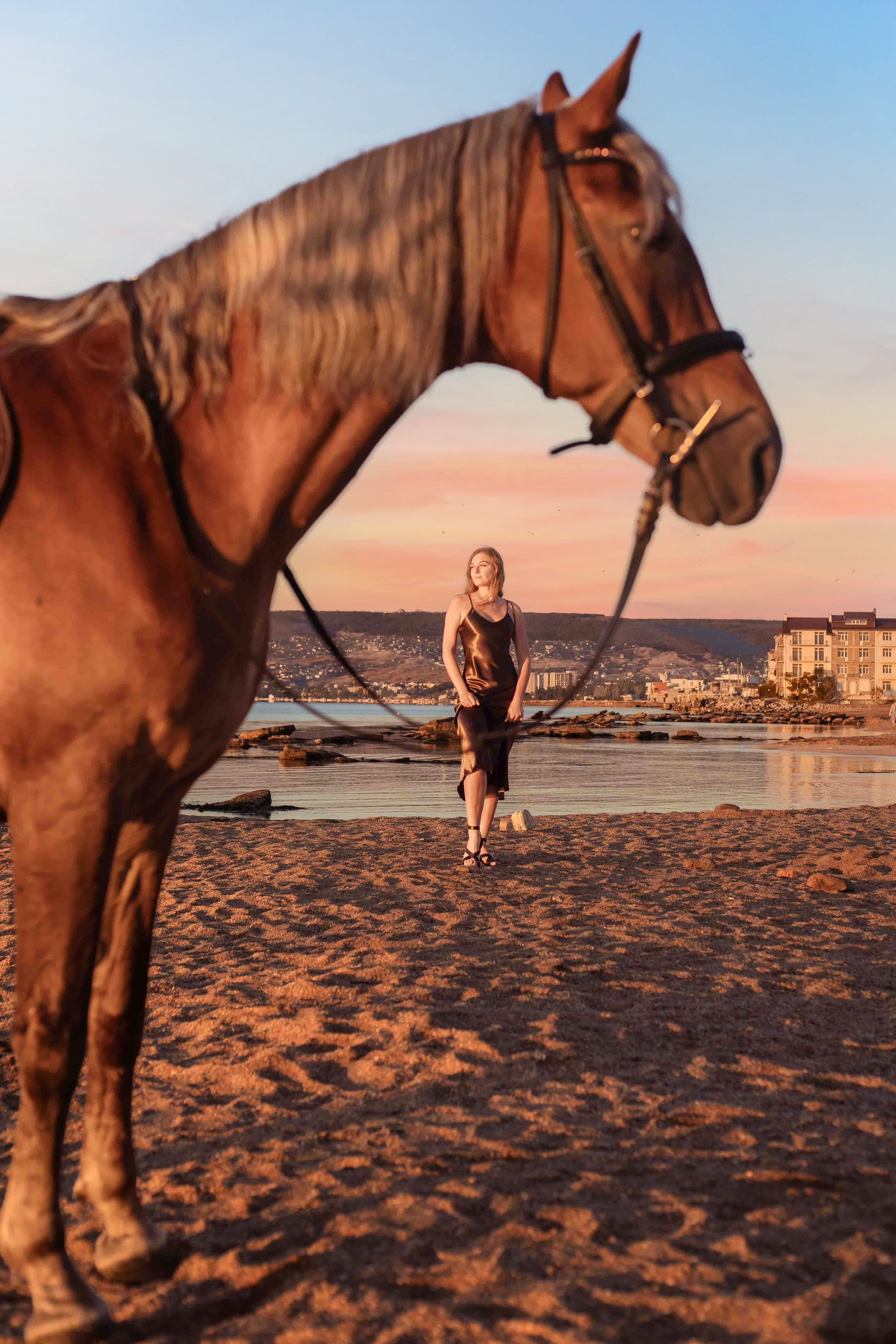 Фотосессия на море с лошадью. Фотограф в Феодосии Наталья Булгакова