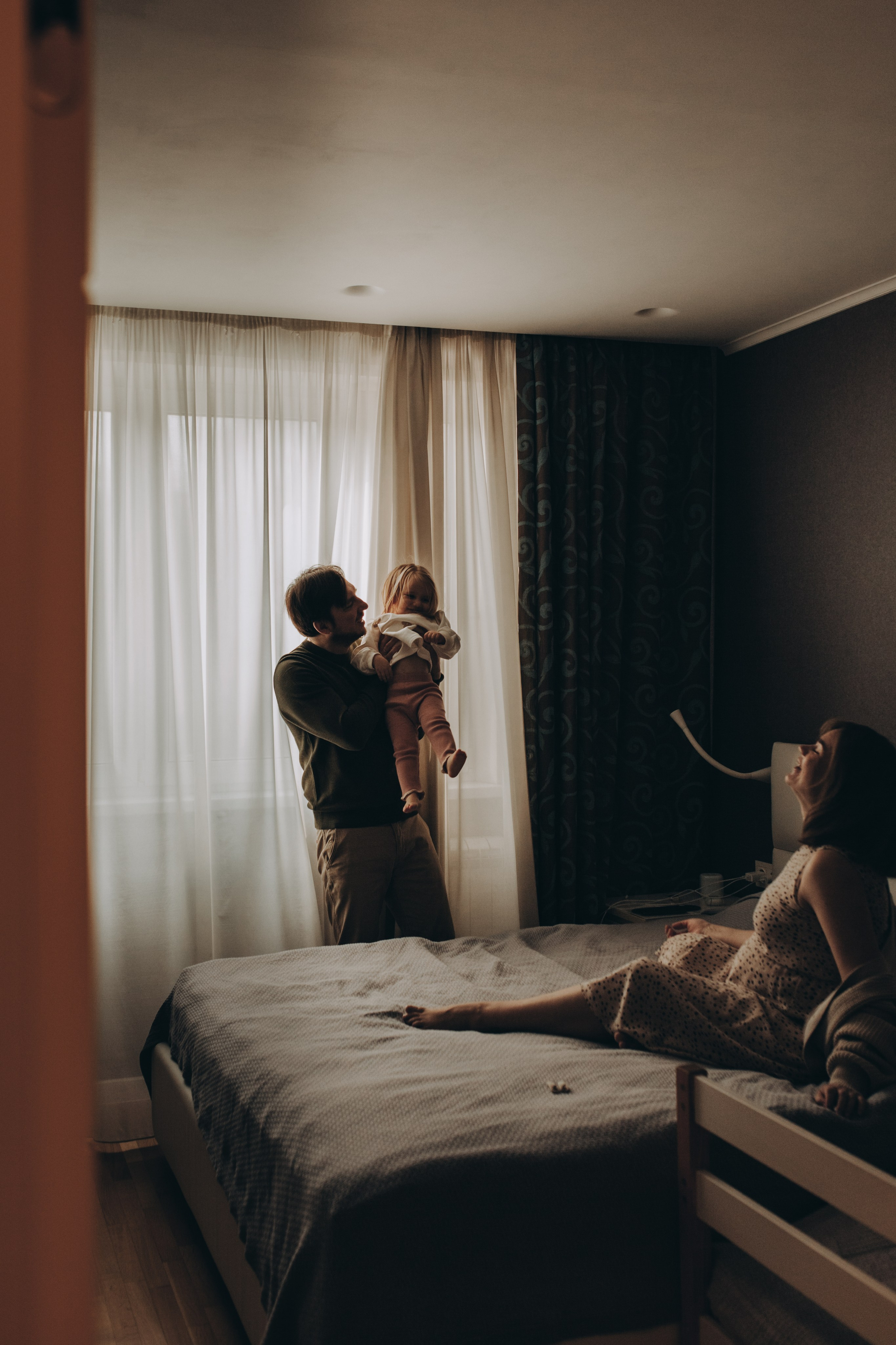 Наташа, Михаил, Вероника. Семейный фотограф Полина Сарина Москва