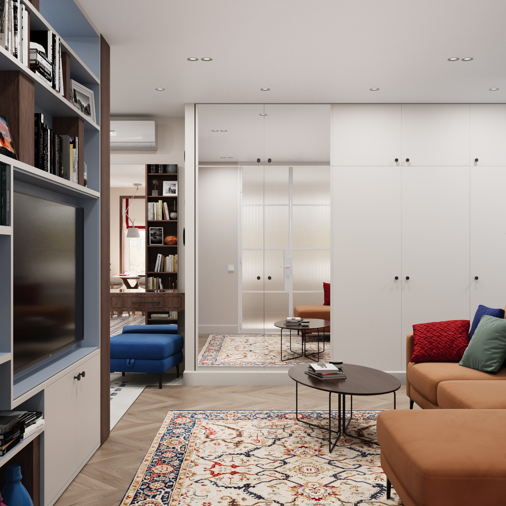 Проект перепланировки и интерьеров для квартиры. Москва. Проспект Вернадского. Архитектор Антон Пичкур. Дизайн. Дизайнер. Интерьеры. Дизайн проект. Комплектация. Реализация. Визуализация. Архитектура. Частный архитектор. Индивидуальный подход. Мебель на заказ. Индивидуальное изготовление. Авторский надзор. Технический надзор. Прихожая. Ванная. Гостиная. Кухня. Гостиная. Кабинет. Гардероб. Гардеробная. Детская. Спальня. Мастер. Лоджия. Постирочная. Серверная. Московская область. Квартира. Апартаменты. Коттедж. Загородный дом.