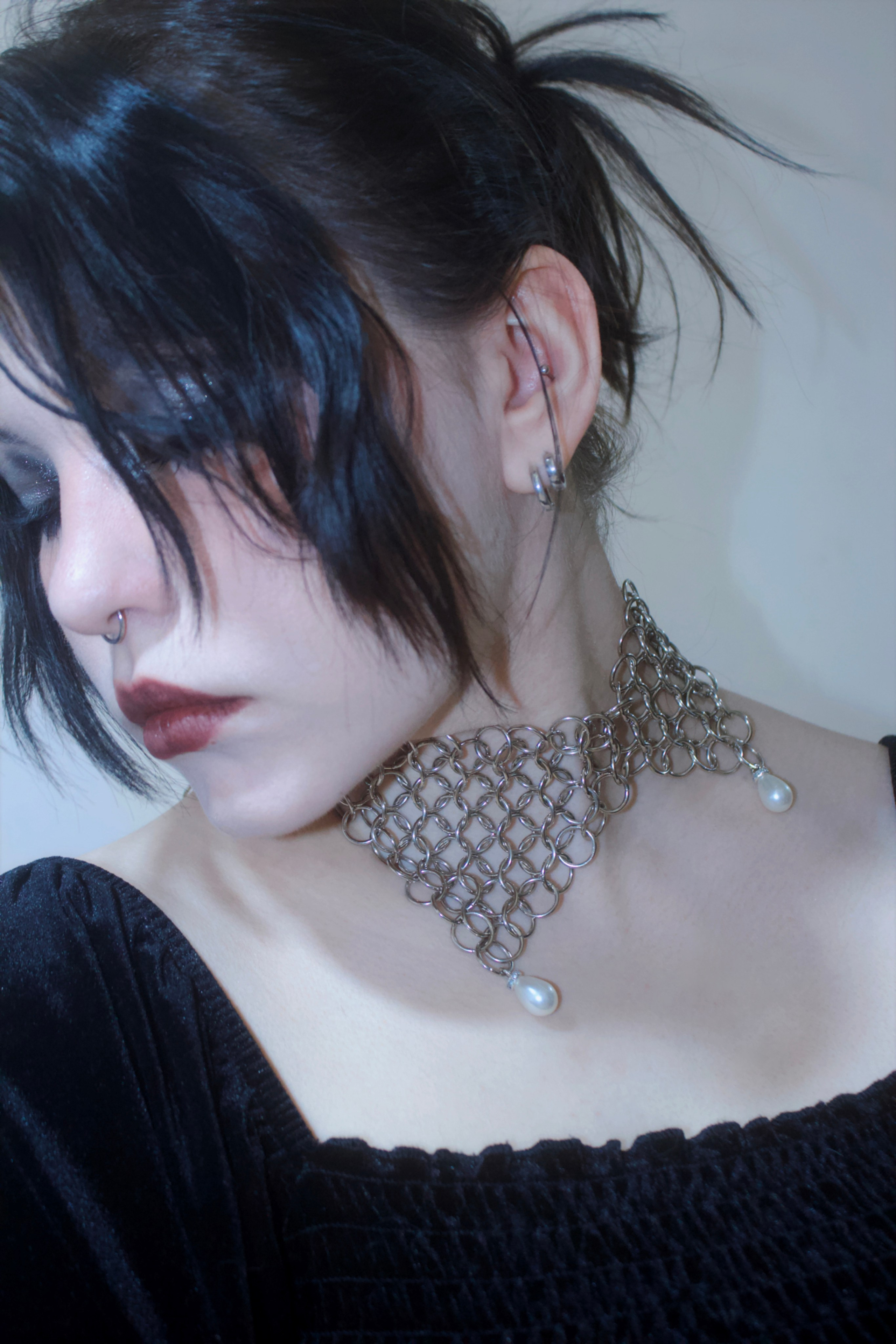 Чокеры из кольчуги. Украшения из кольчуги в Москве Соня Спросонья