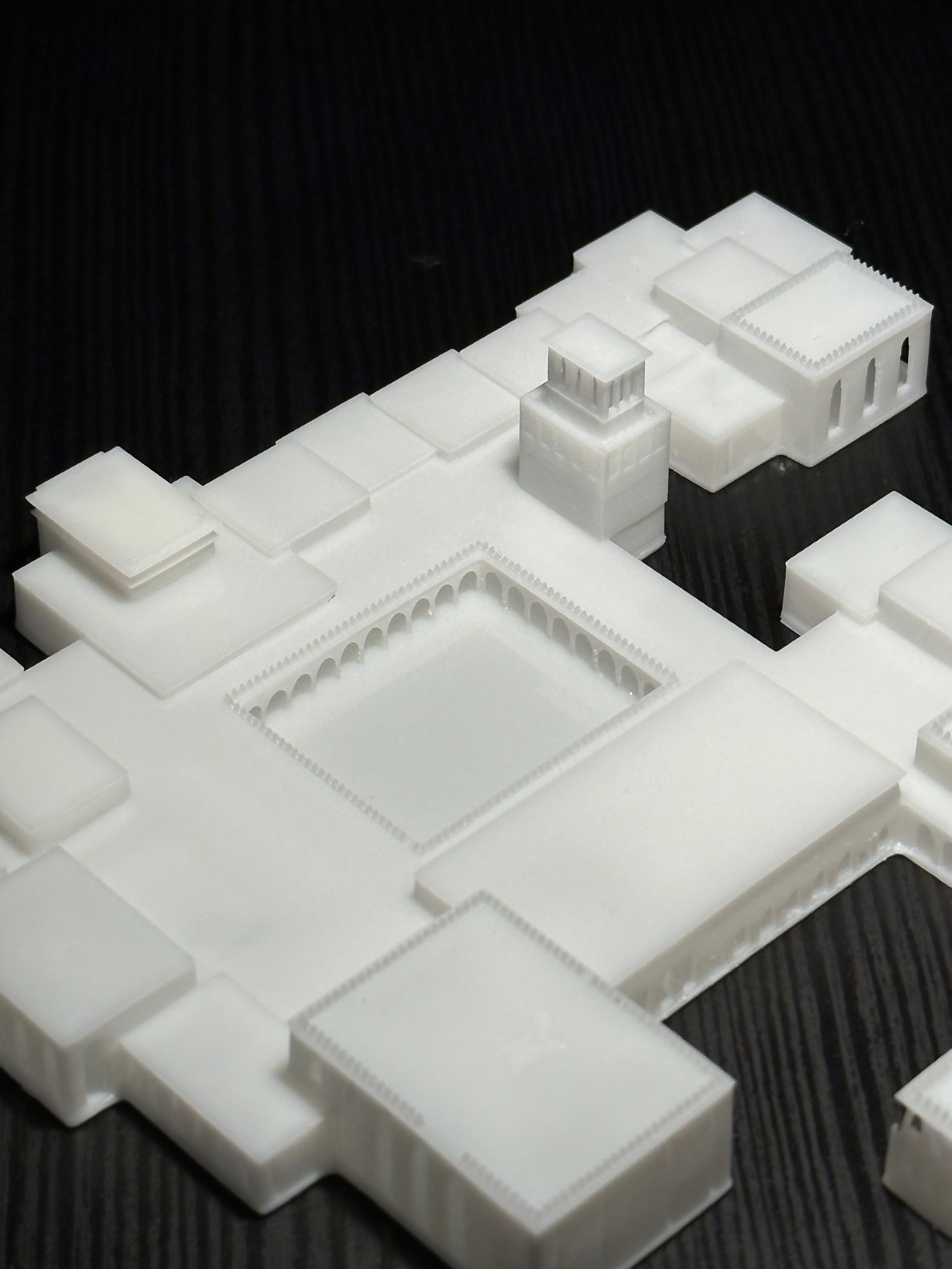 Курсовой макет проекта школы для Анны. 3D печать