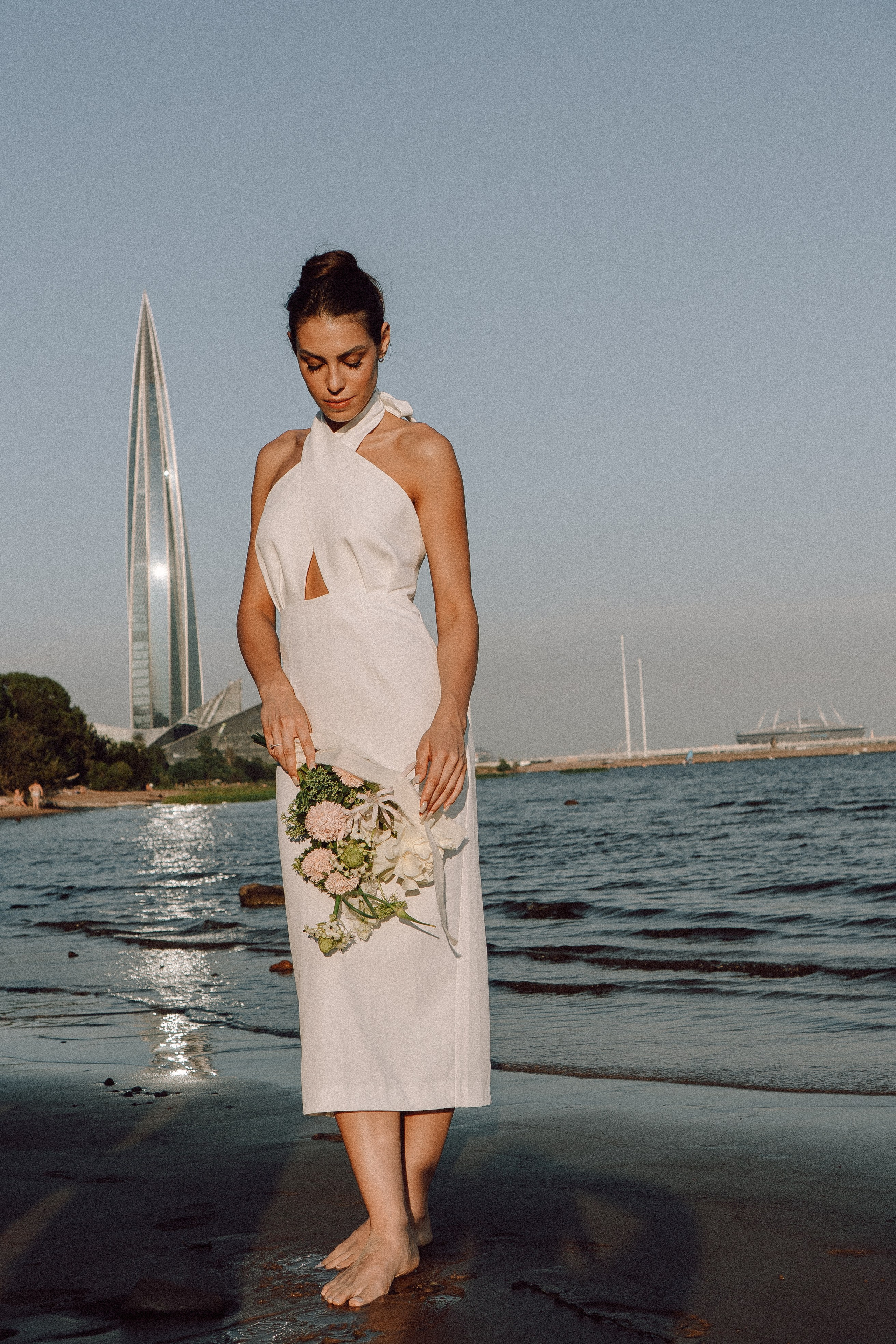 СВАДЕБНАЯ ФОТОСЕССИЯ ВЫЕЗДНОЙ ЦЕРЕМОНИИ (ФИНСКИЙ ЗАЛИВ). Профессиональный фотограф, Санкт-Петербург — Виктория Богомолова