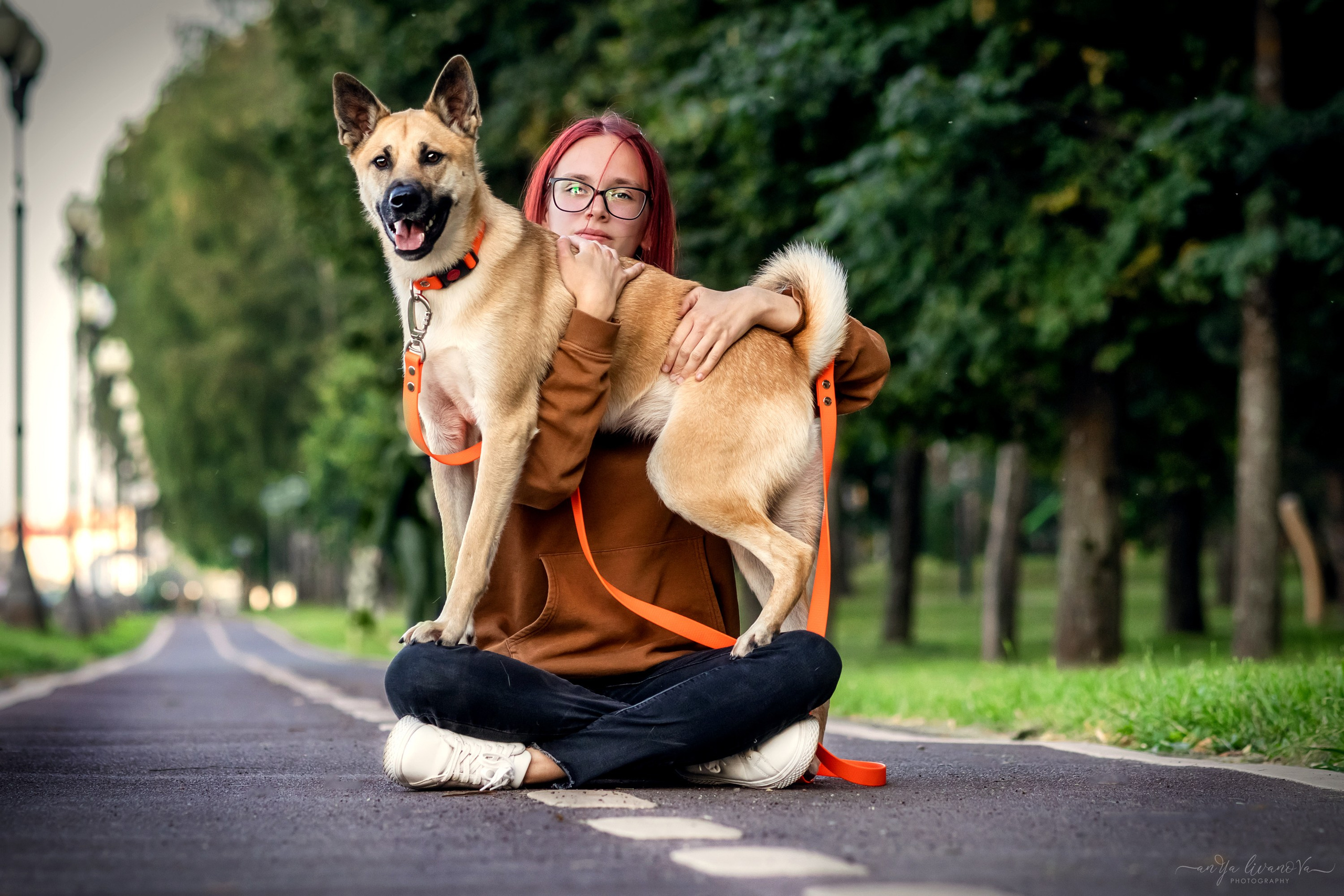 Лиза и Юки. Фотограф анималист Аня Ливанова | Рыбинск