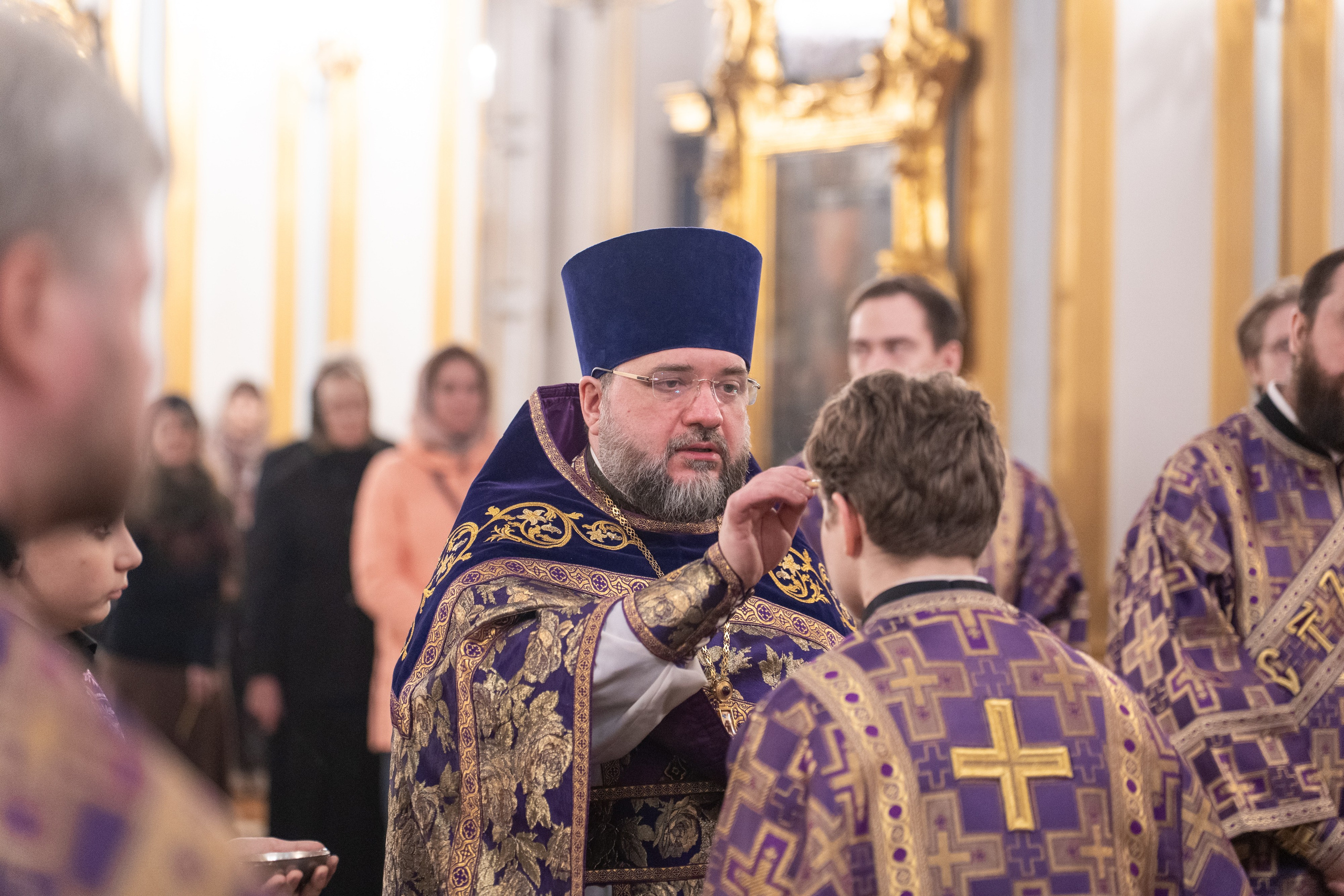 Воскресное бдение в канун Недели Крестопоклонной. НИКОЛО-БОГОЯВЛЕНСКИЙ МОРСКОЙ СОБОР