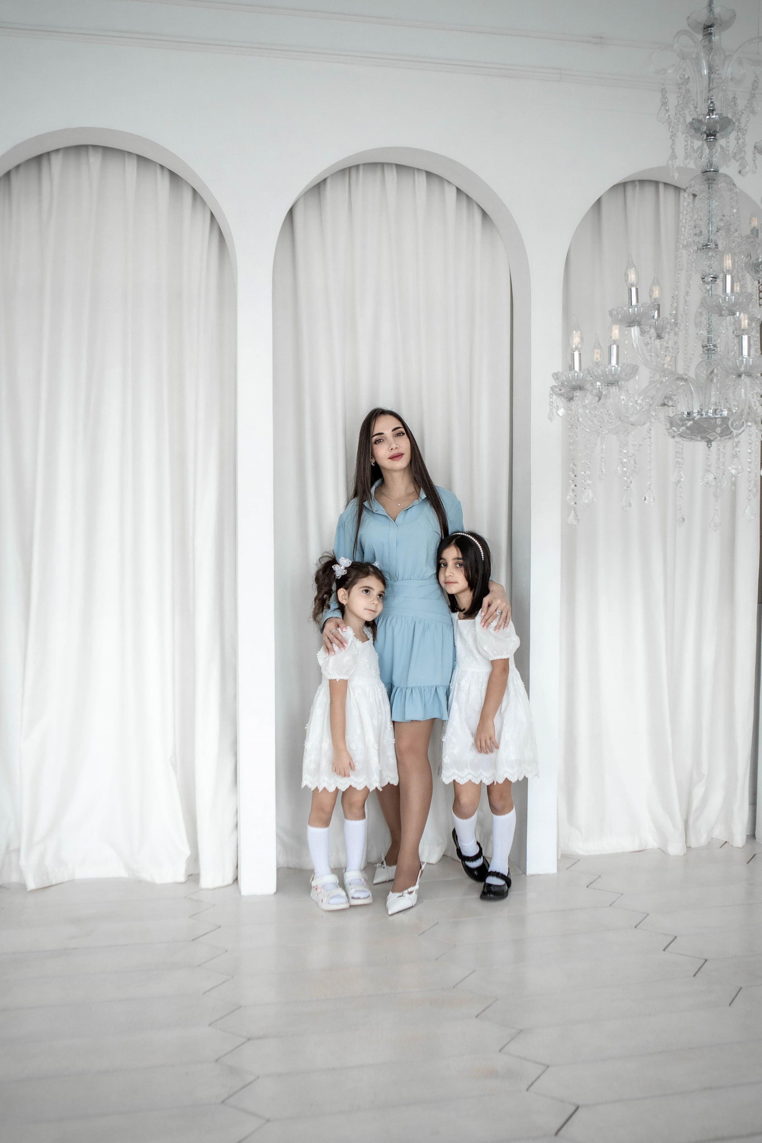 Мама и дочки. Фотограф Екатерина Голицына