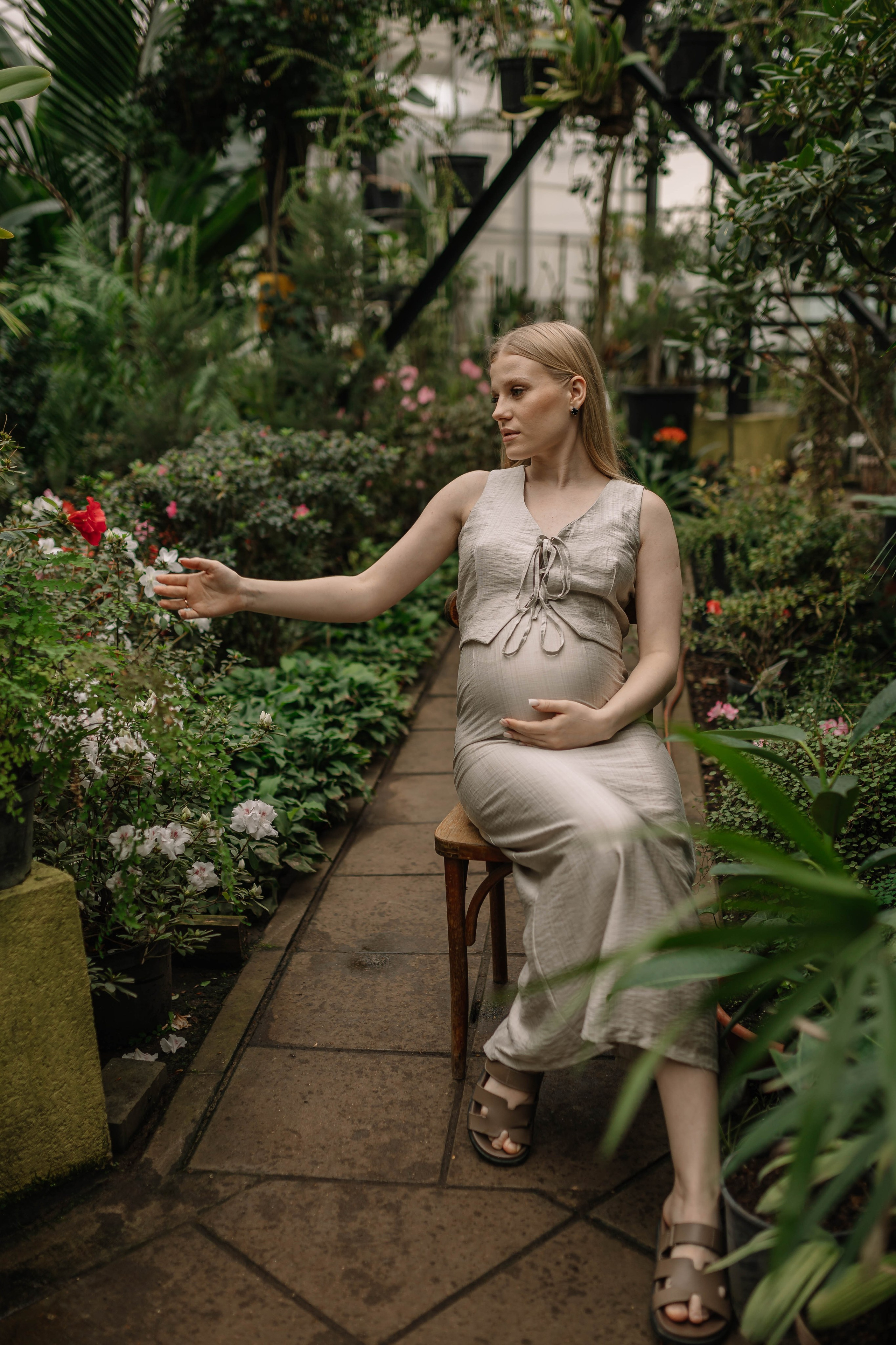 В оранжерее. Фотограф Александра Кузнецова