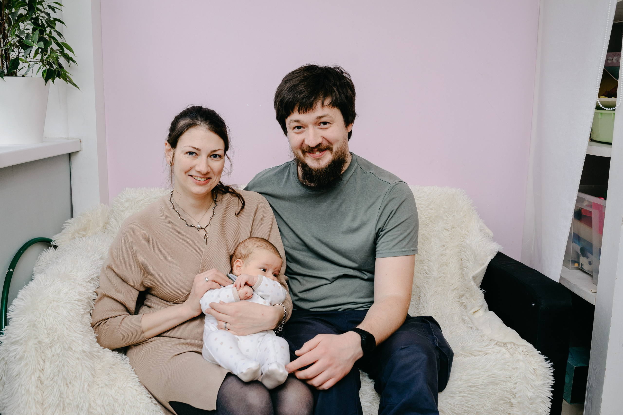 День рождения Марфы. Фотограф на выписку из роддома в Москве и МО