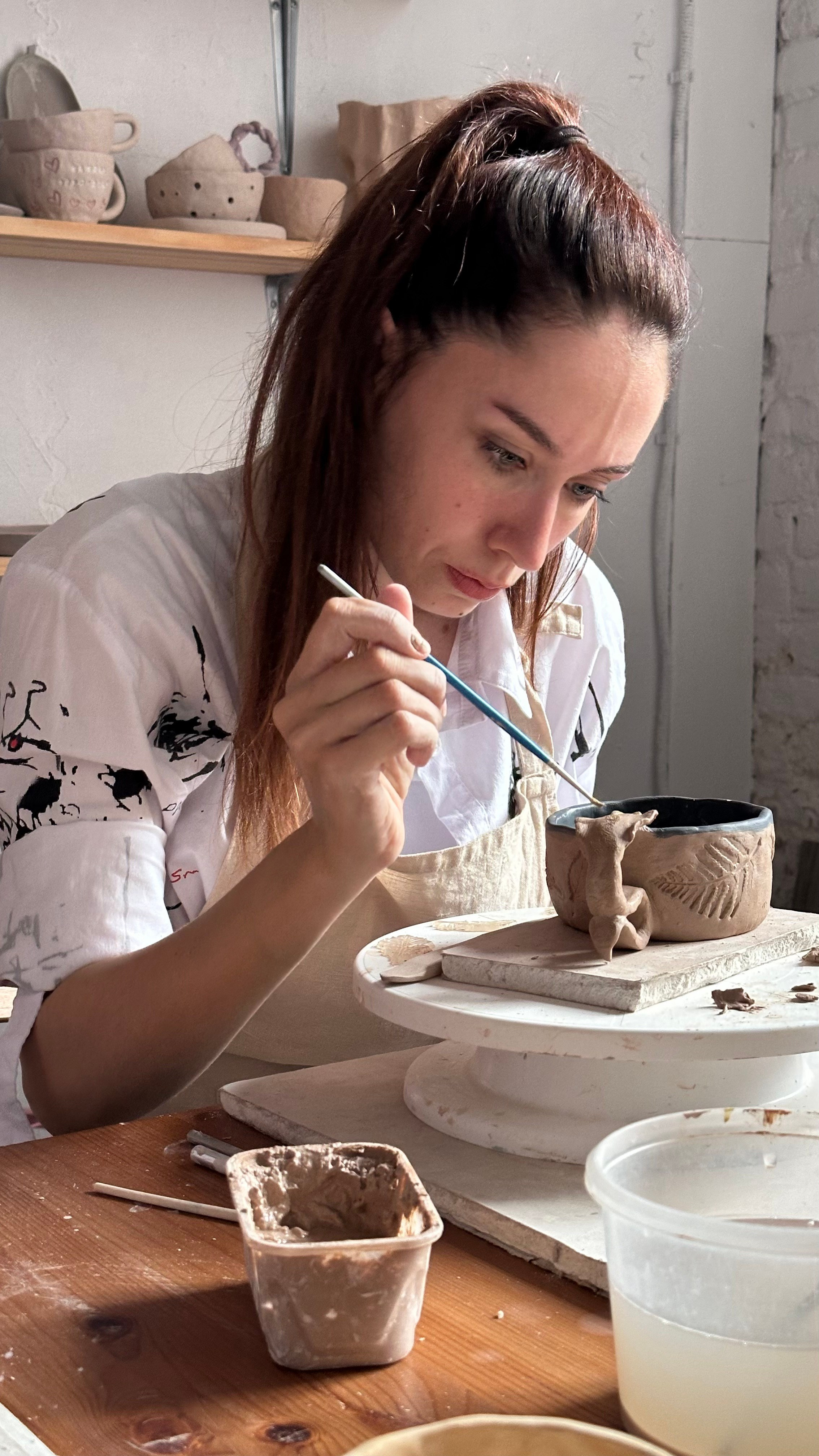 МК в студии керамики VALERDE. Фотограф Екатерина Козловская