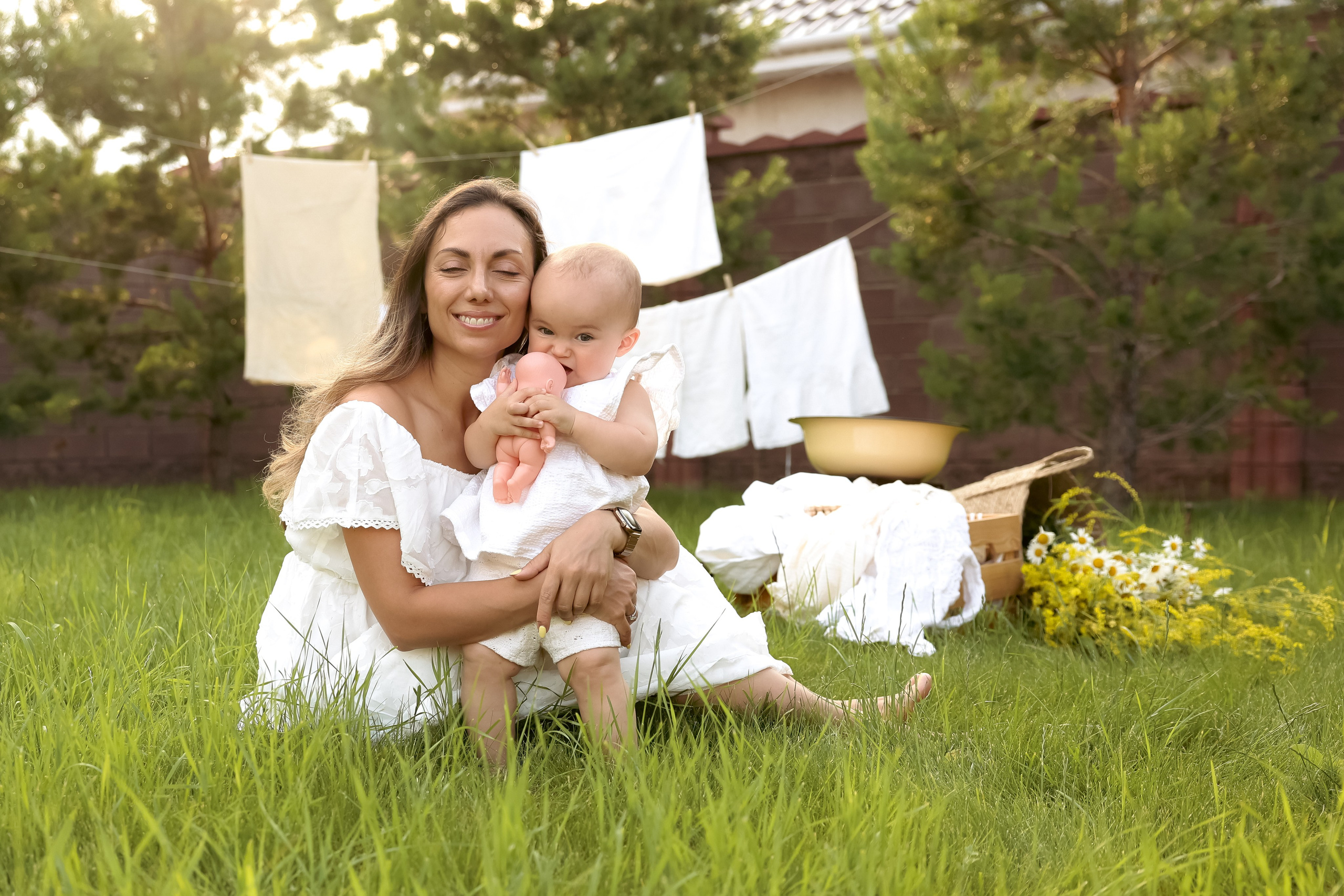 Большая стирка. Ваш семейный newborn и lifestyle фотограф в СПБ Наталья Журавлева