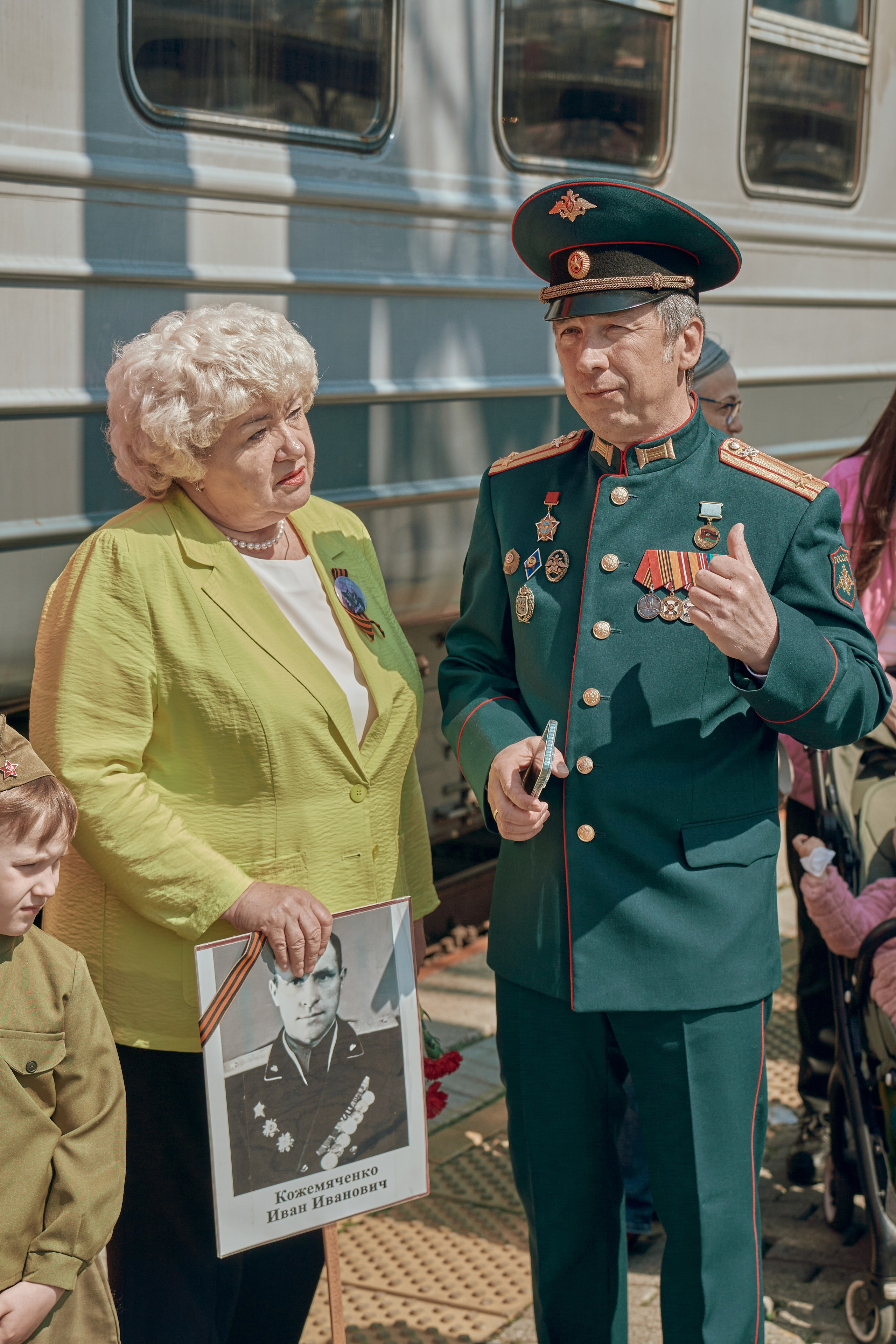 Поезд Победы!. Фотограф во Владивостоке