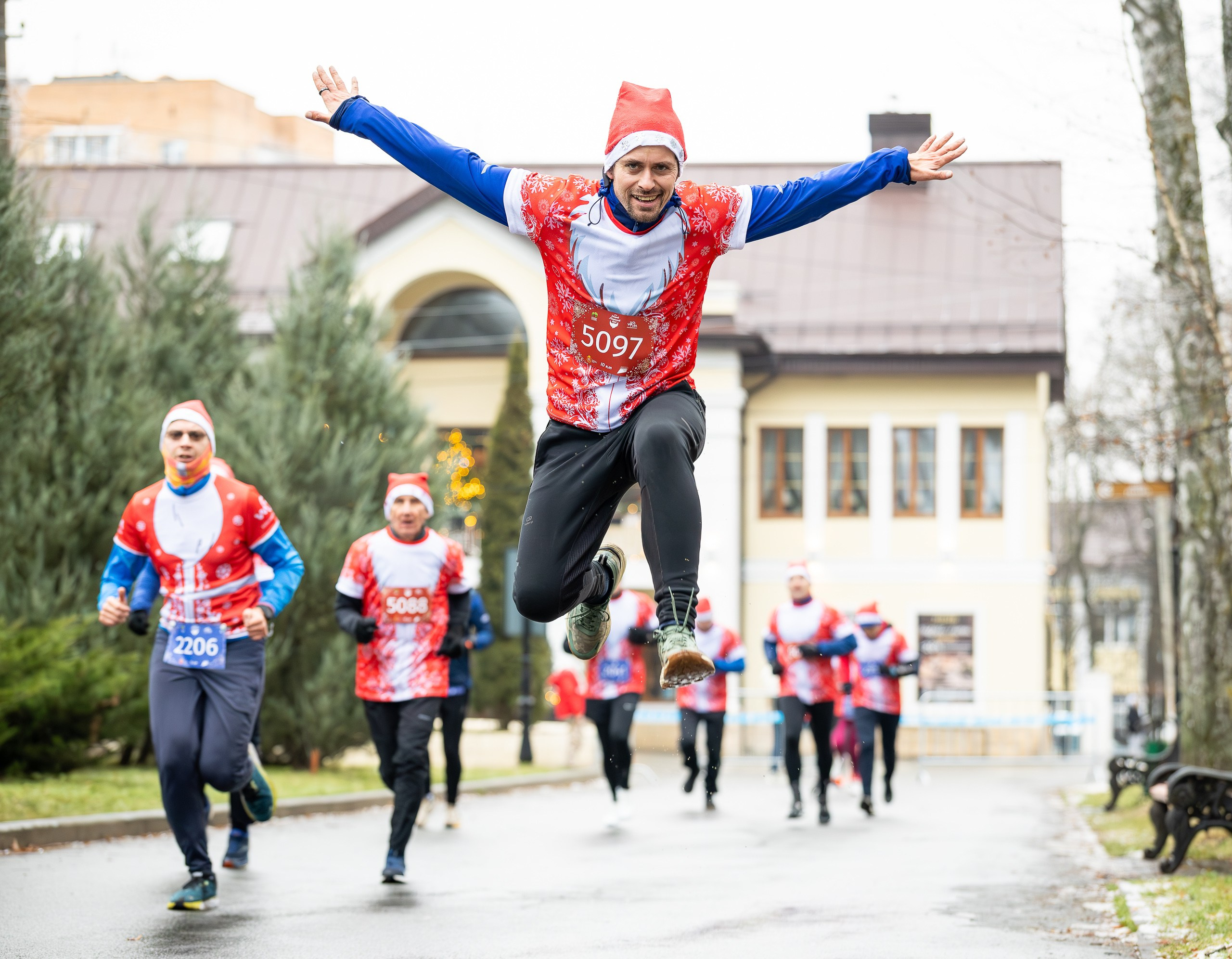 Забег Дедов Морозов!. Свадебная фотосъёмка в Москве, Туле